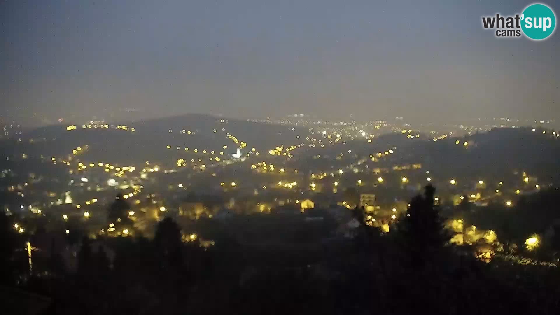 Panoramski pogled na Zagreb