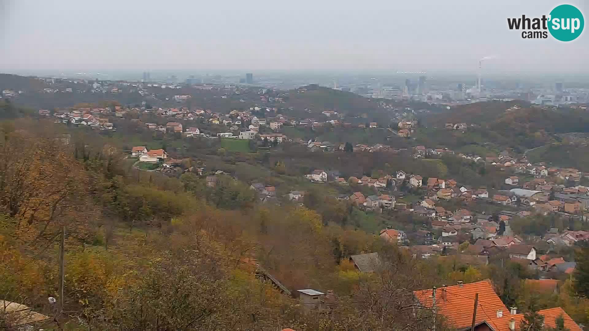 Panoramski pogled na Zagreb