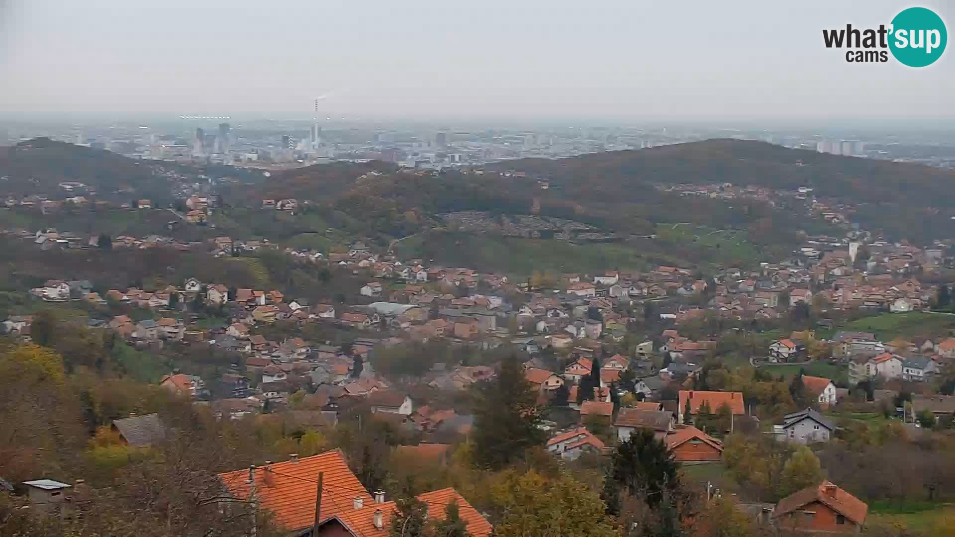 Panoramski pogled na Zagreb