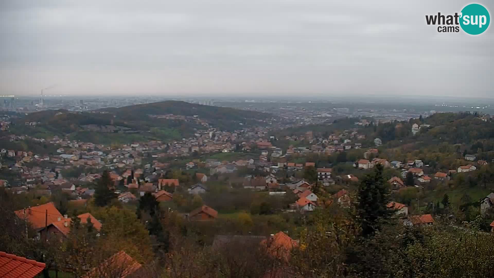 Panoramski pogled na Zagreb