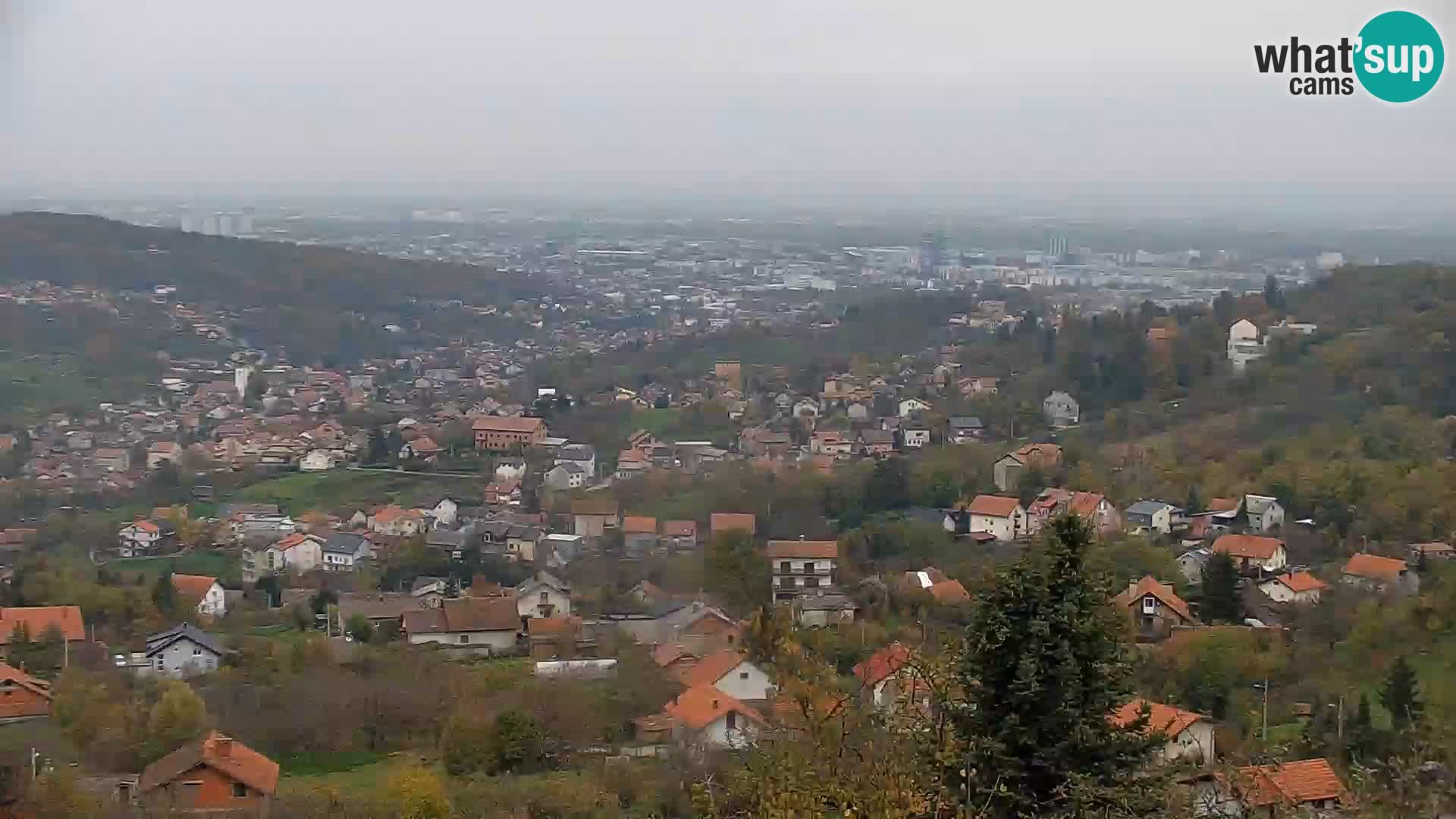 Panoramski pogled na Zagreb