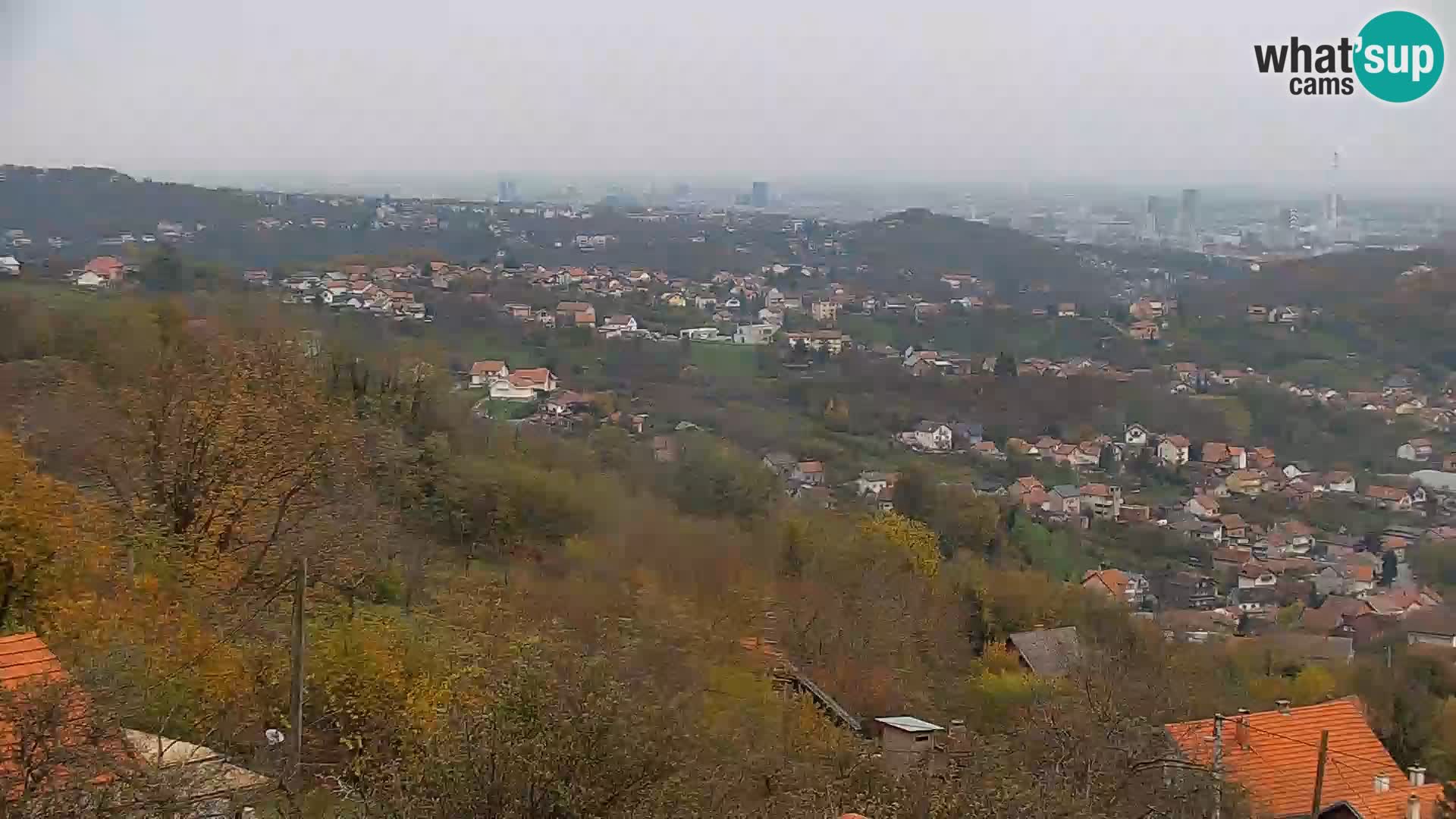 Panoramski pogled na Zagreb