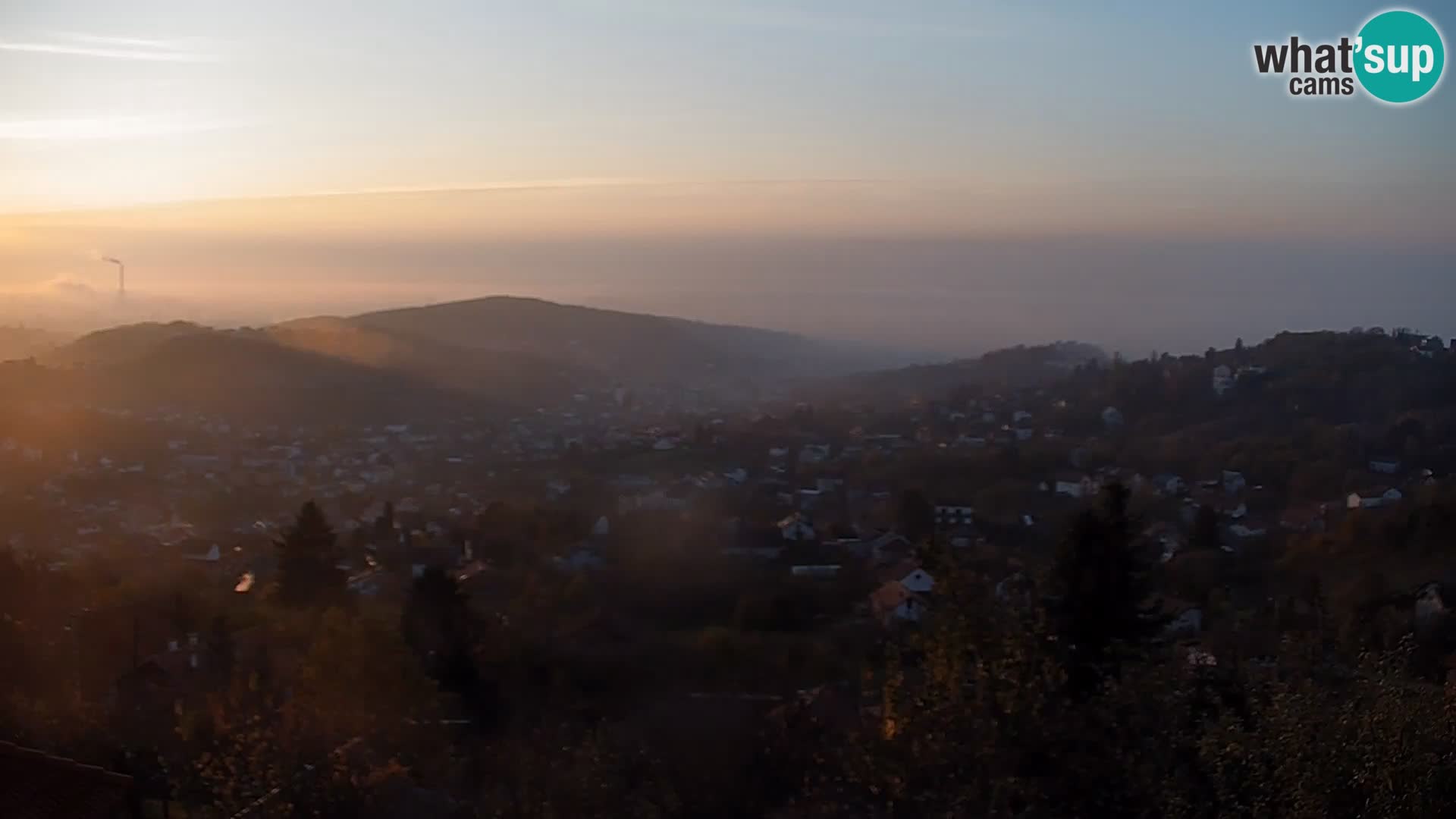 Panoramski pogled na Zagreb