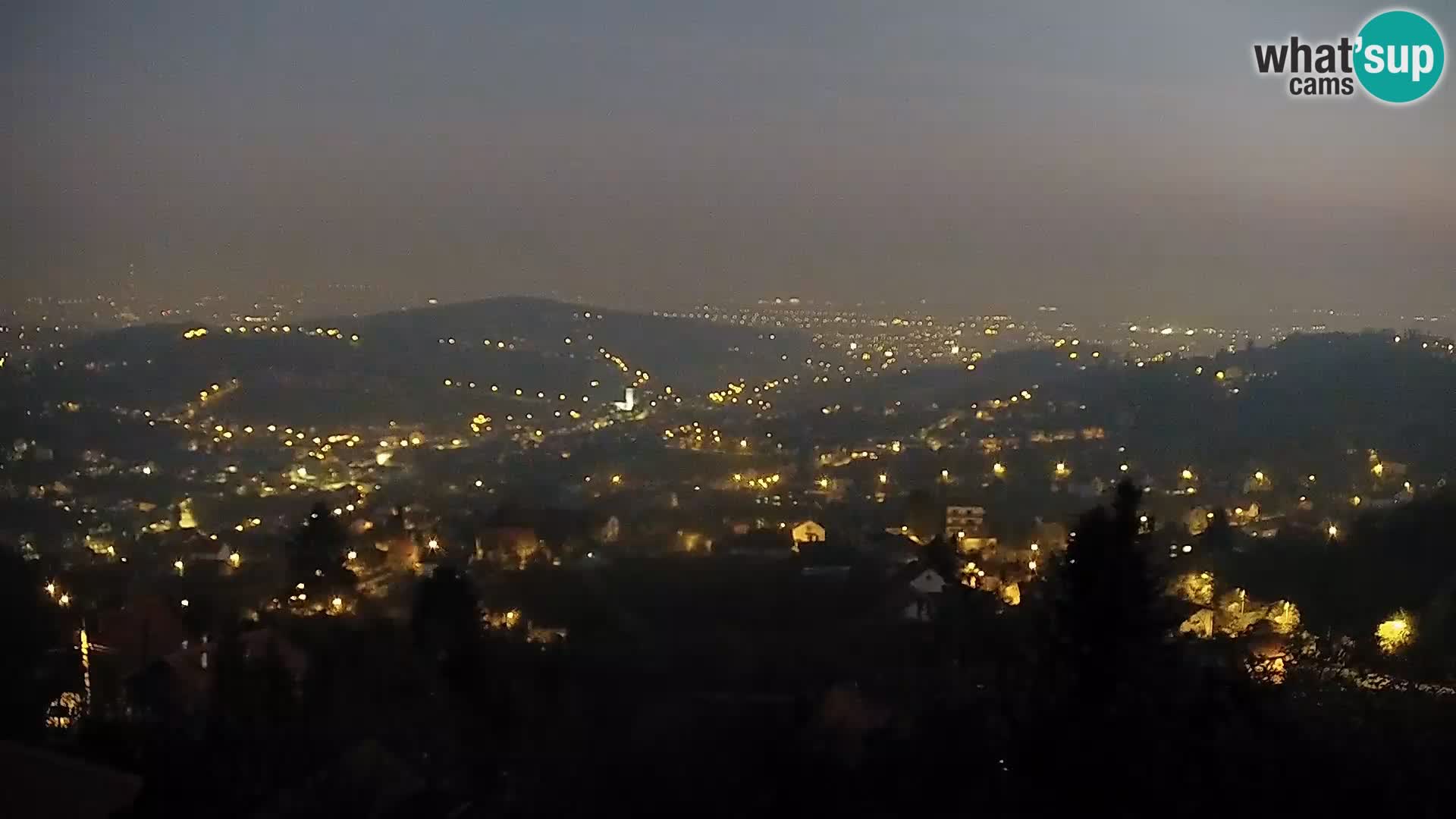 Panoramski pogled na Zagreb