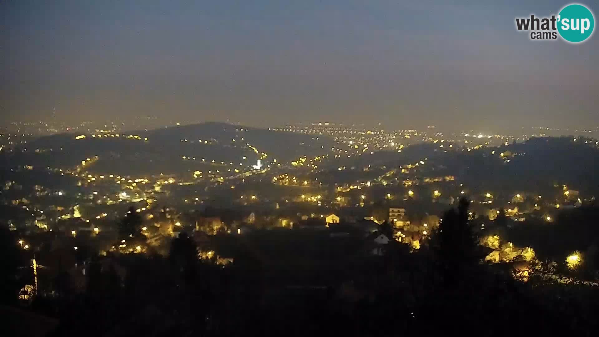 Panoramski pogled na Zagreb