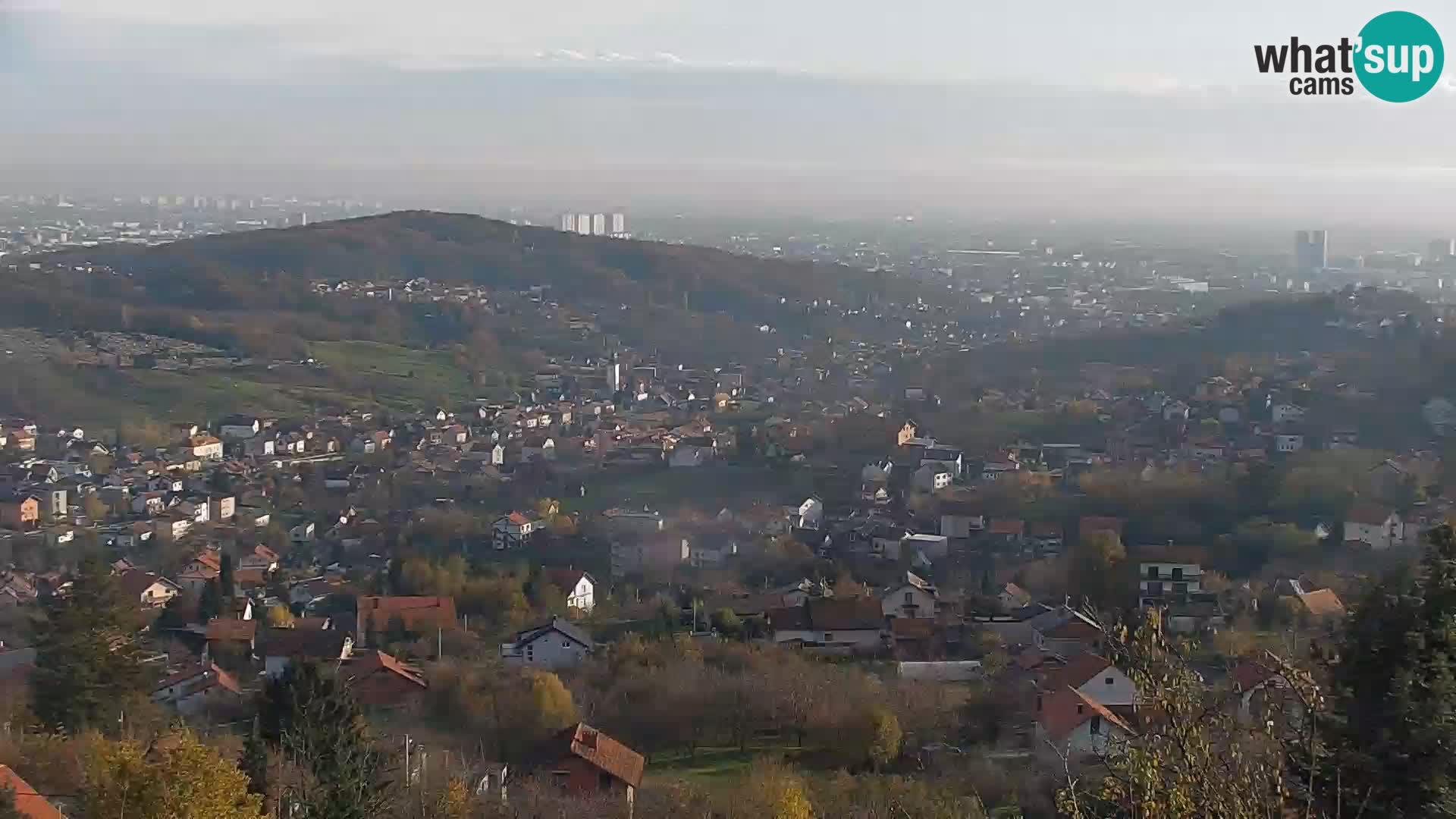 Panoramski pogled na Zagreb