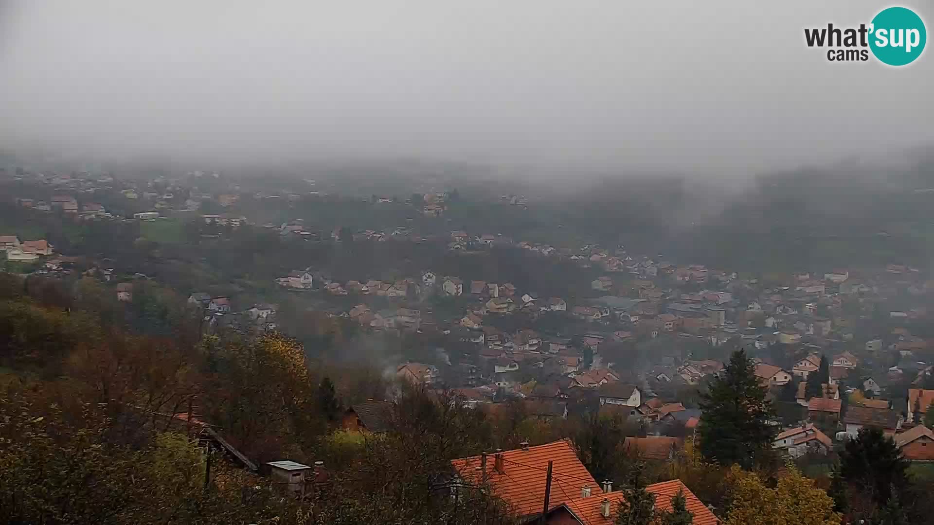 Vista panoramica di Zagabria