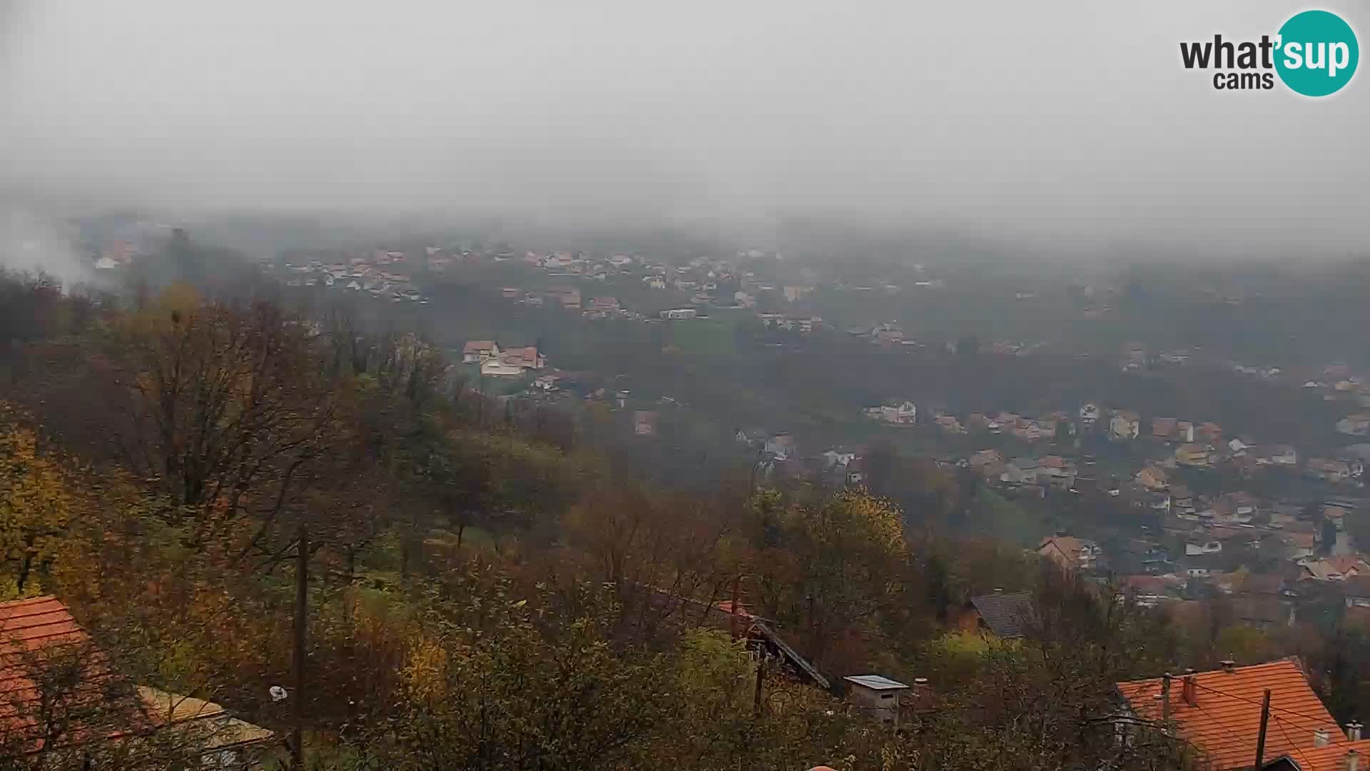 Vista panoramica di Zagabria