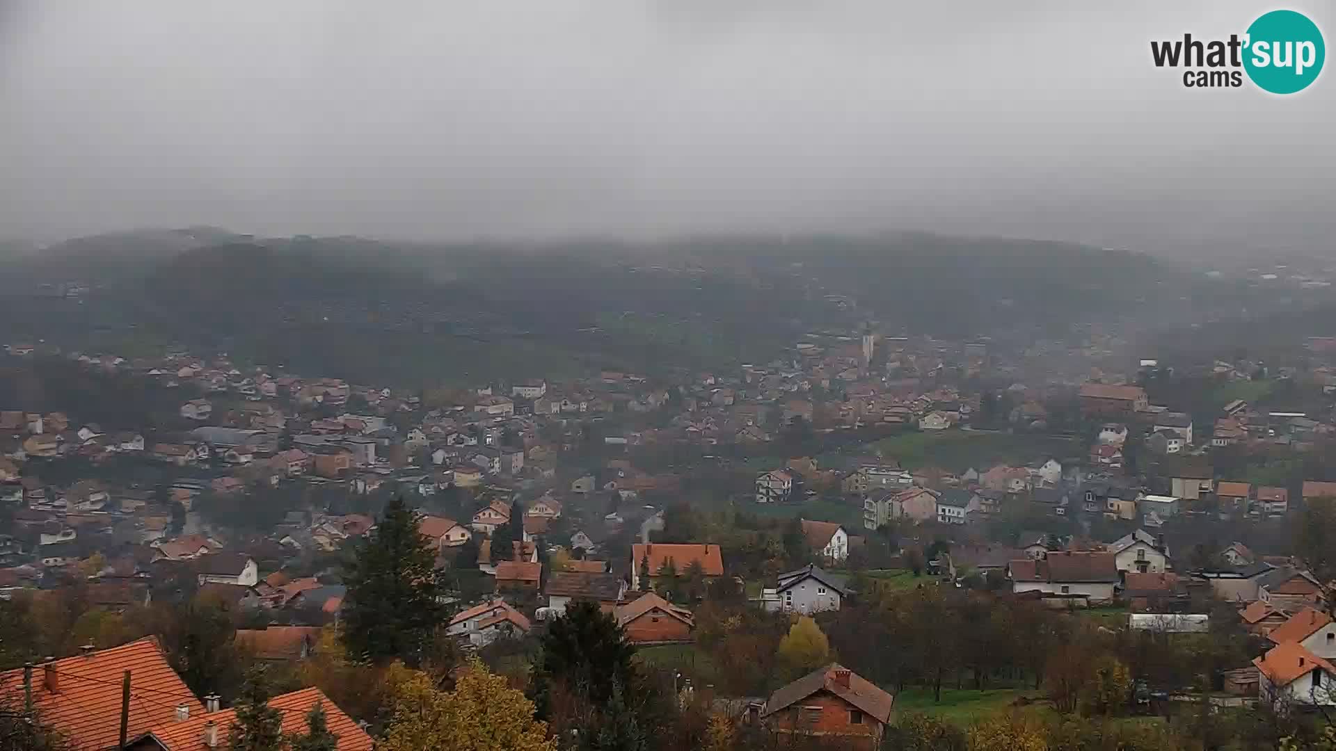 Vista panoramica di Zagabria