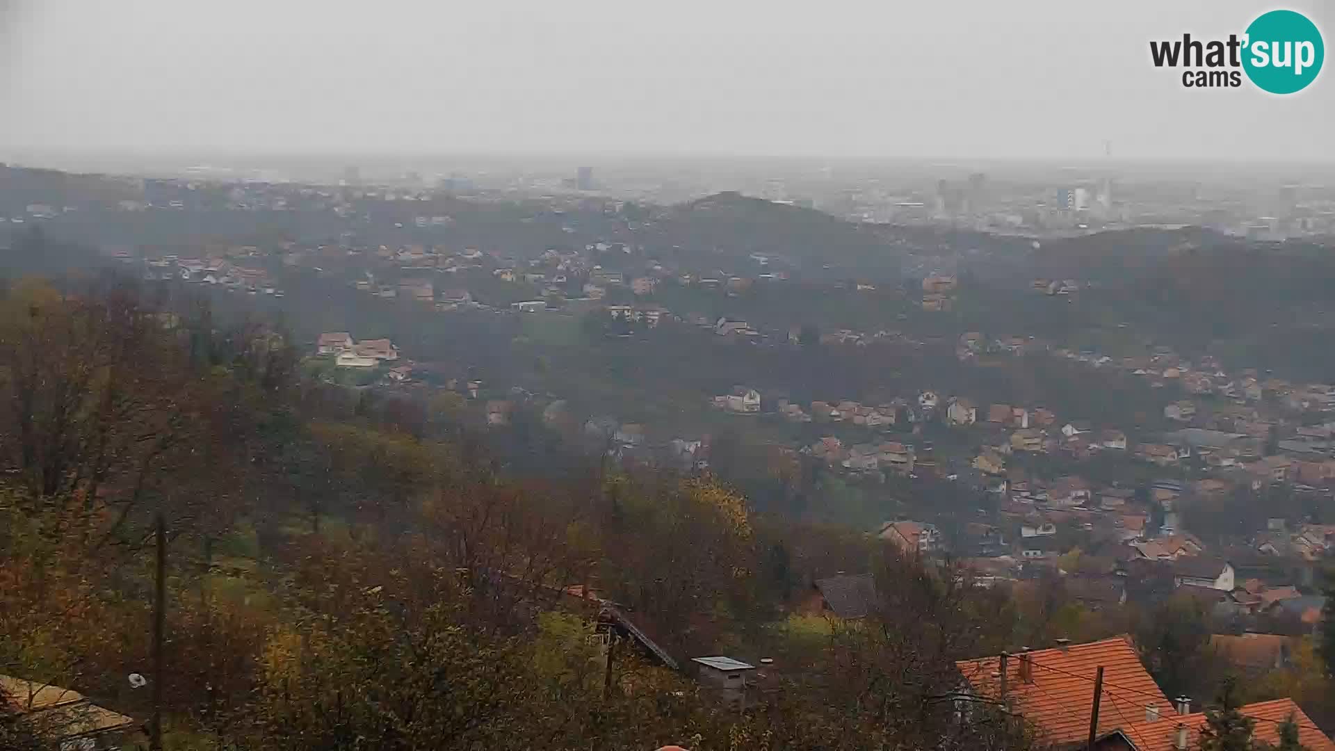 Panoramski pogled na Zagreb