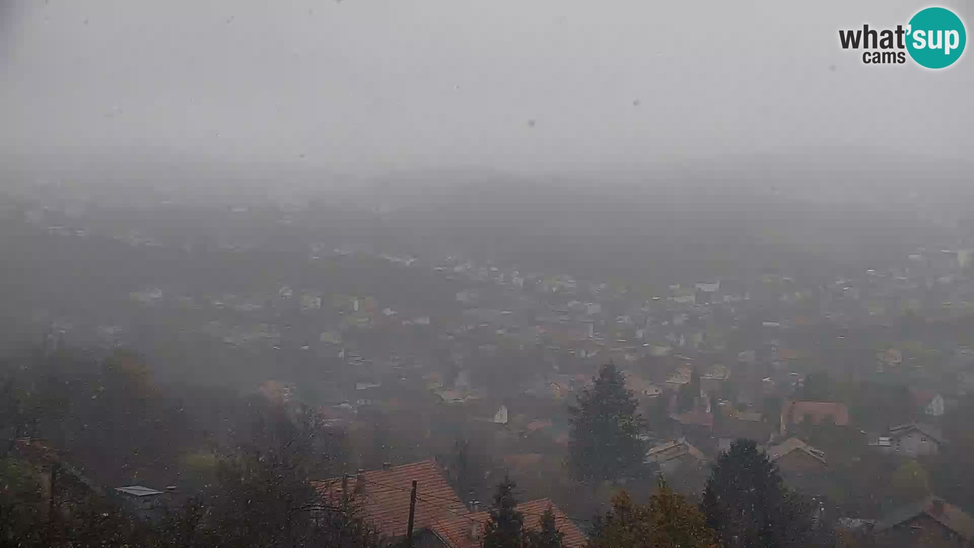 Vista panoramica di Zagabria