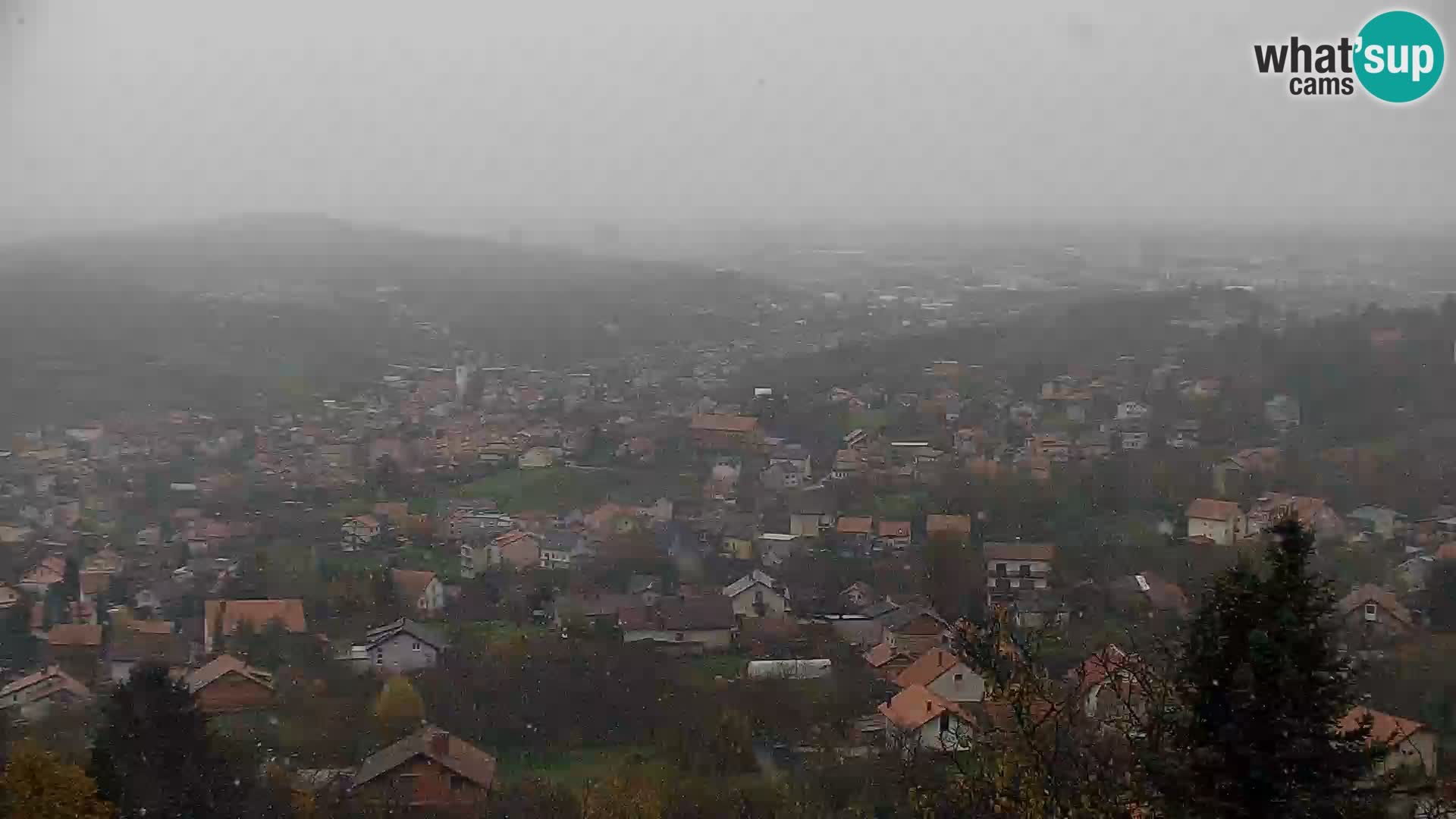 Vista panoramica di Zagabria