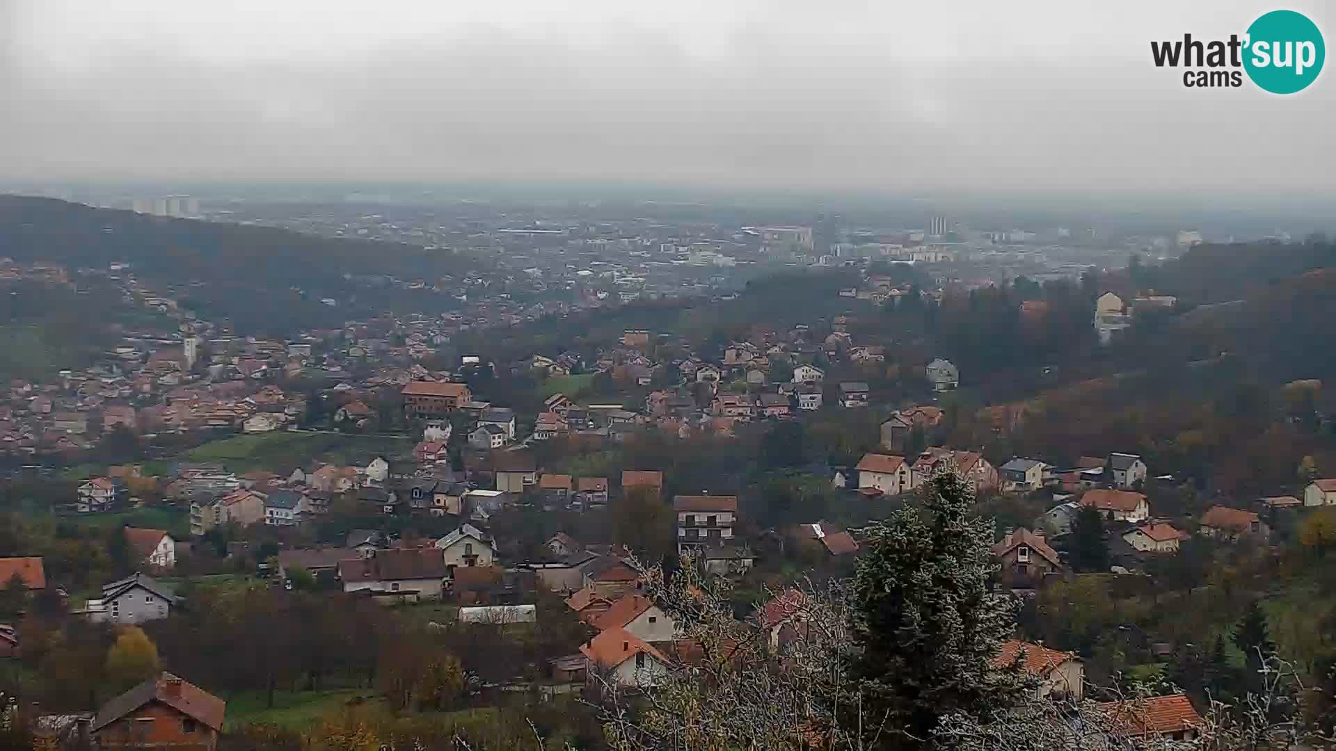 Panoramski pogled na Zagreb