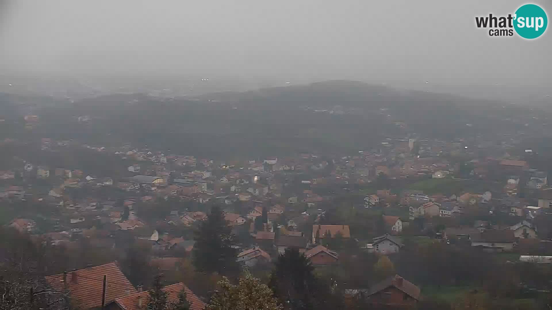 Vista panoramica di Zagabria