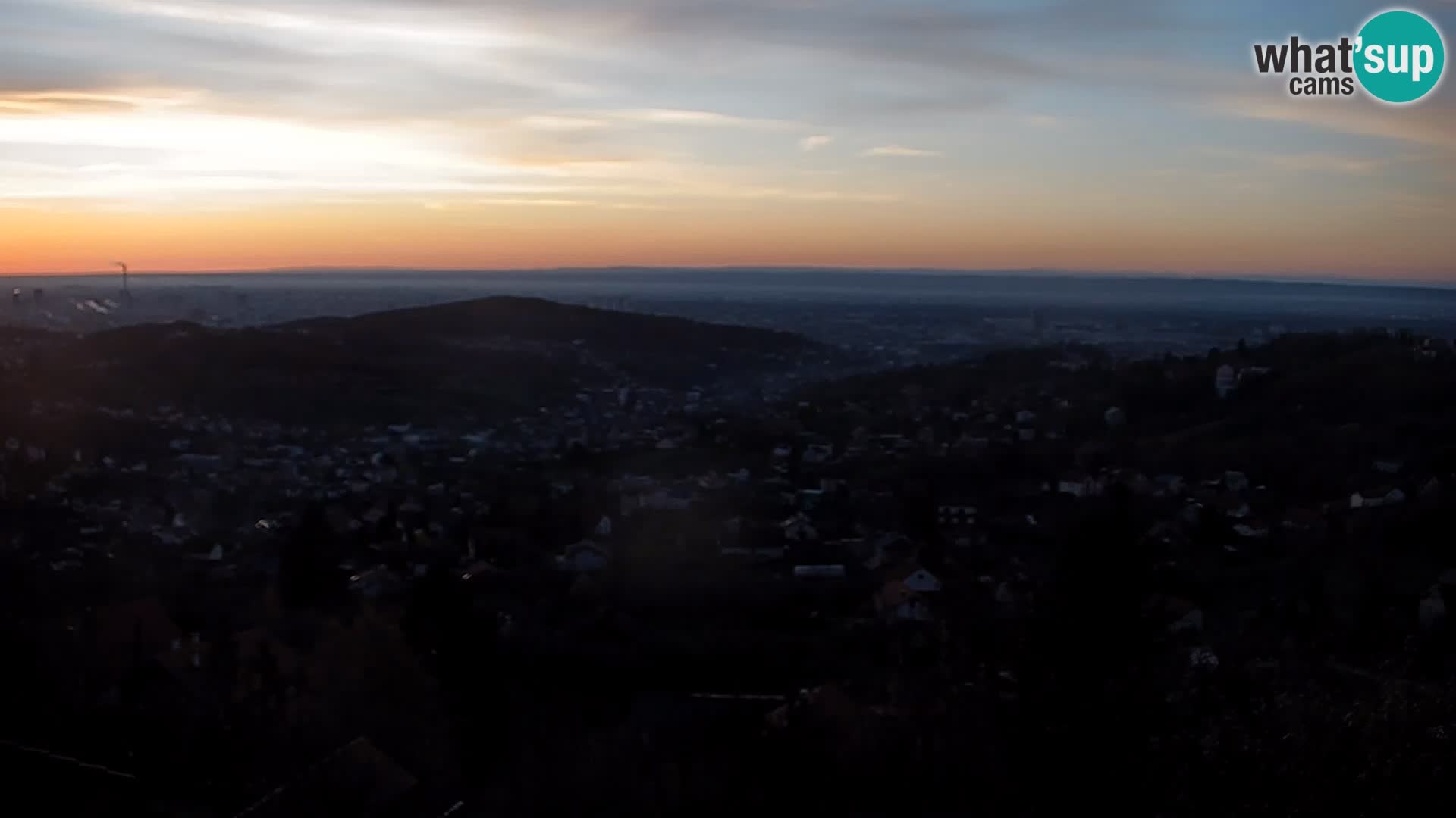 Panoramski pogled na Zagreb