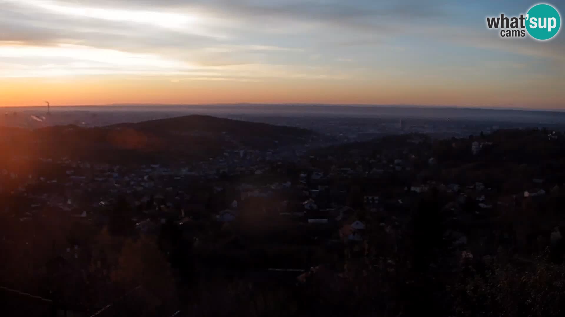 Panoramablick von Zagreb