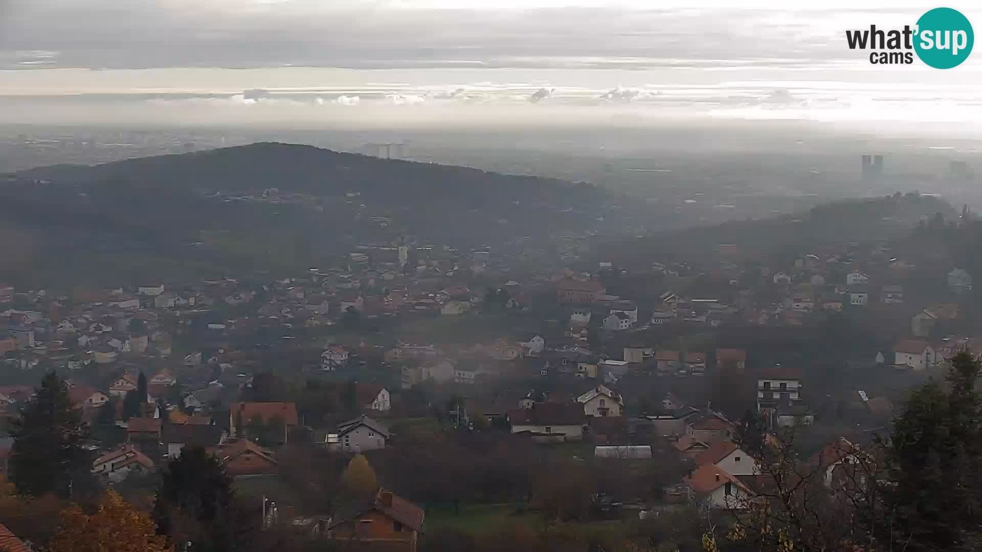 Panoramski pogled na Zagreb