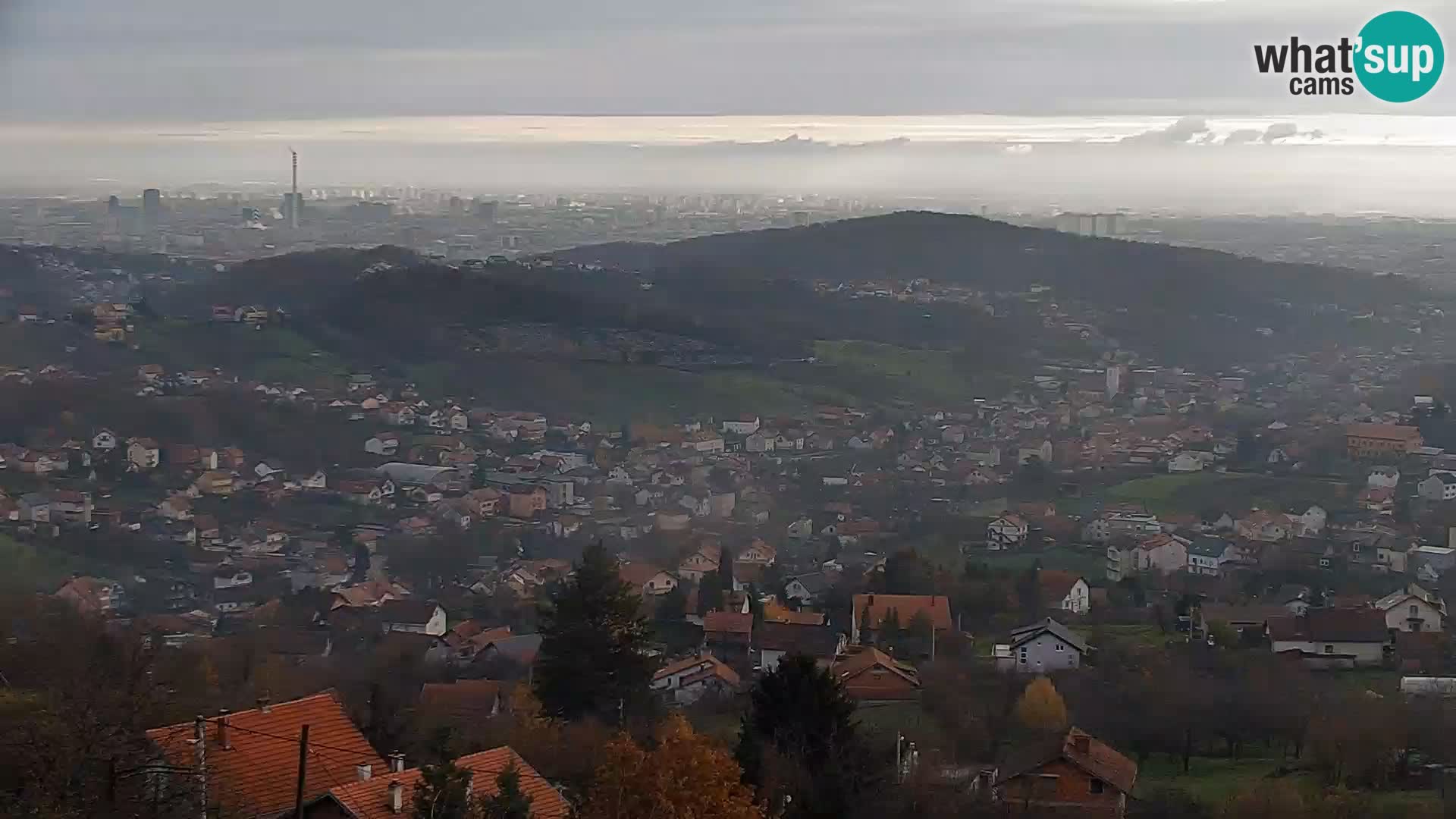 Vista panorámica de Zagreb