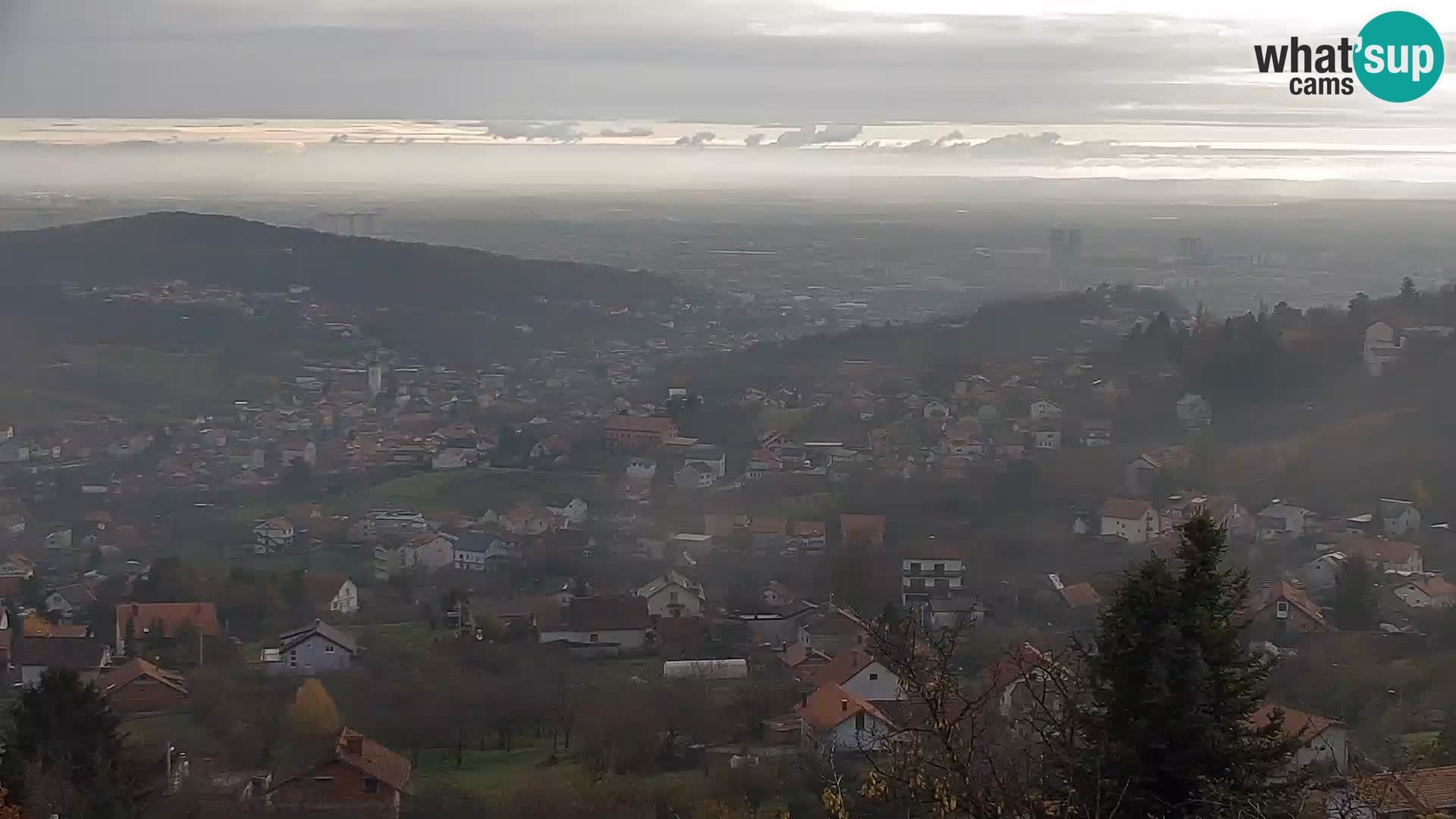 Panoramski pogled na Zagreb