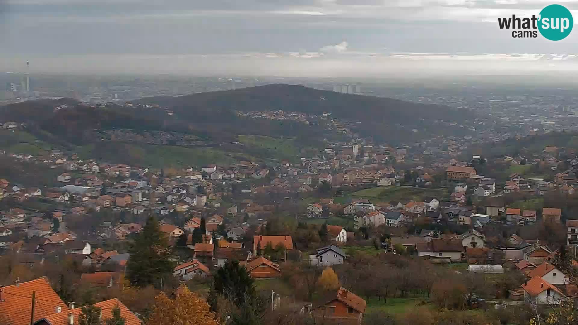 Panoramski pogled na Zagreb