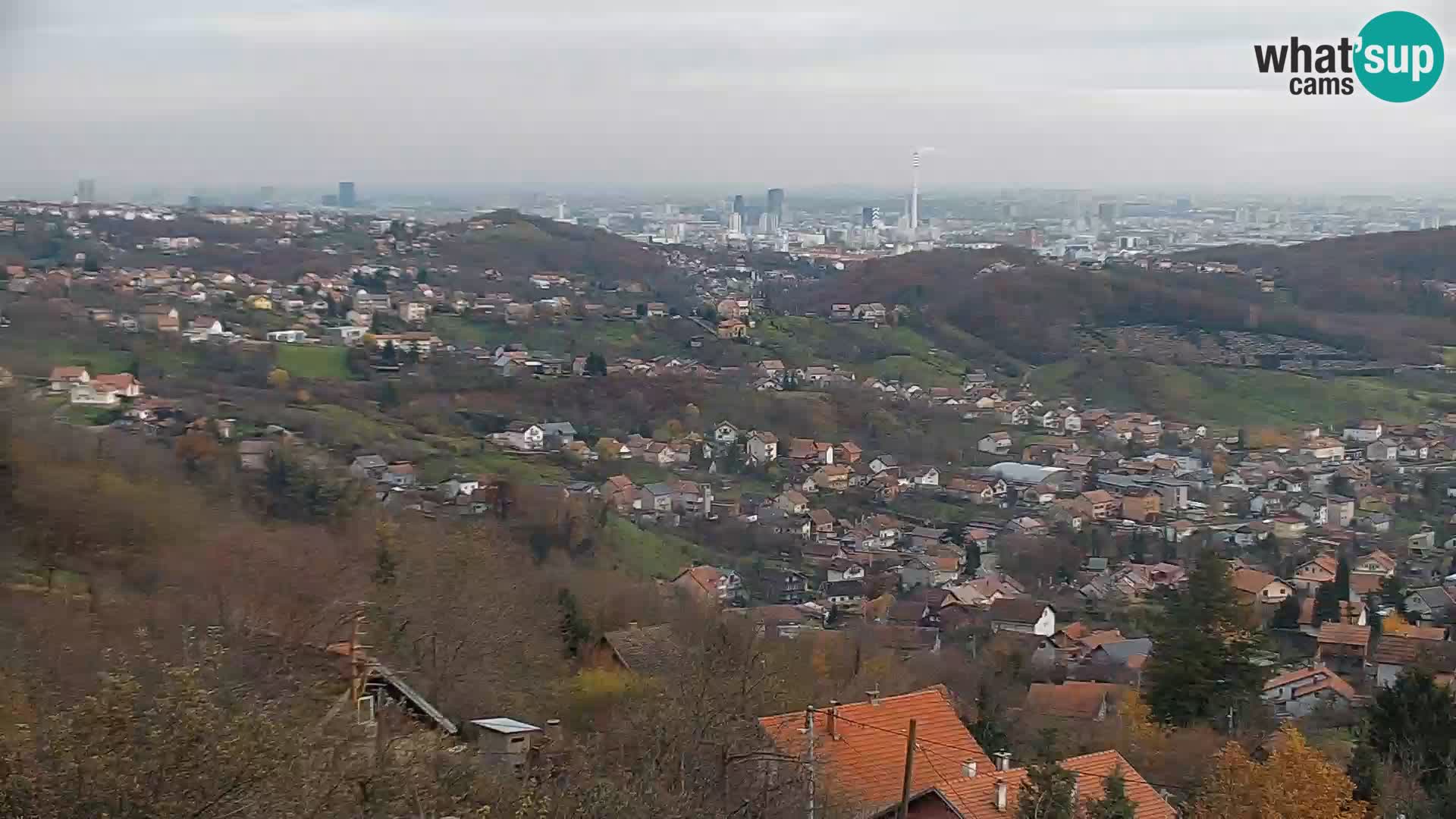 Panoramski pogled na Zagreb