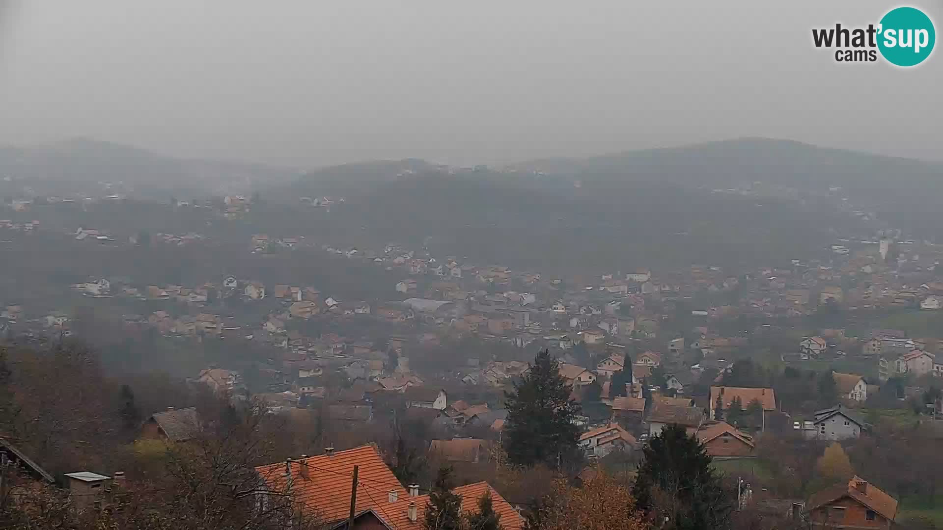 Vista panoramica di Zagabria