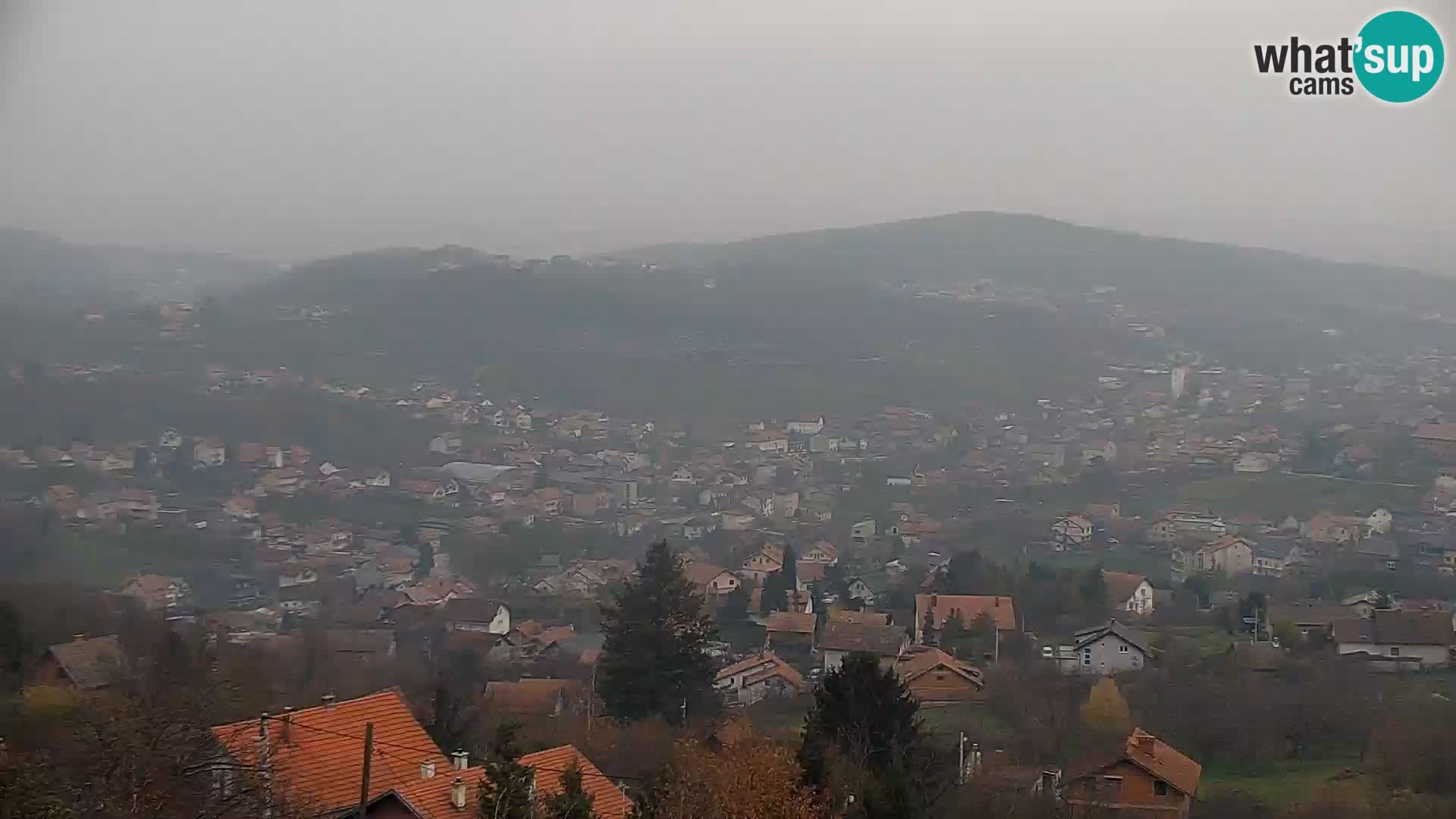 Vista panoramica di Zagabria