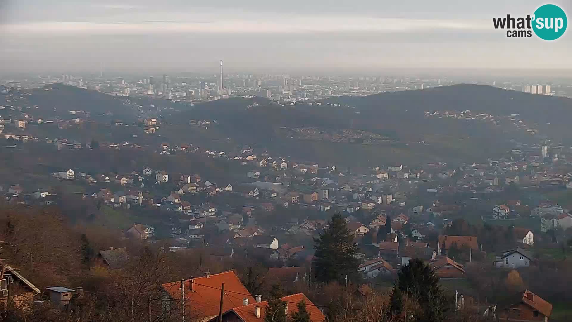 Panoramski pogled na Zagreb