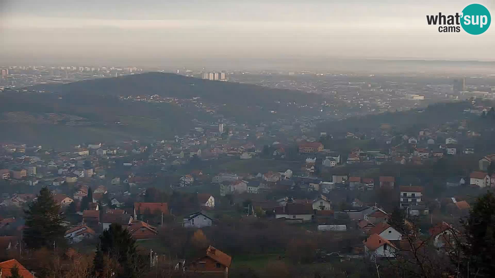 Panoramski pogled na Zagreb