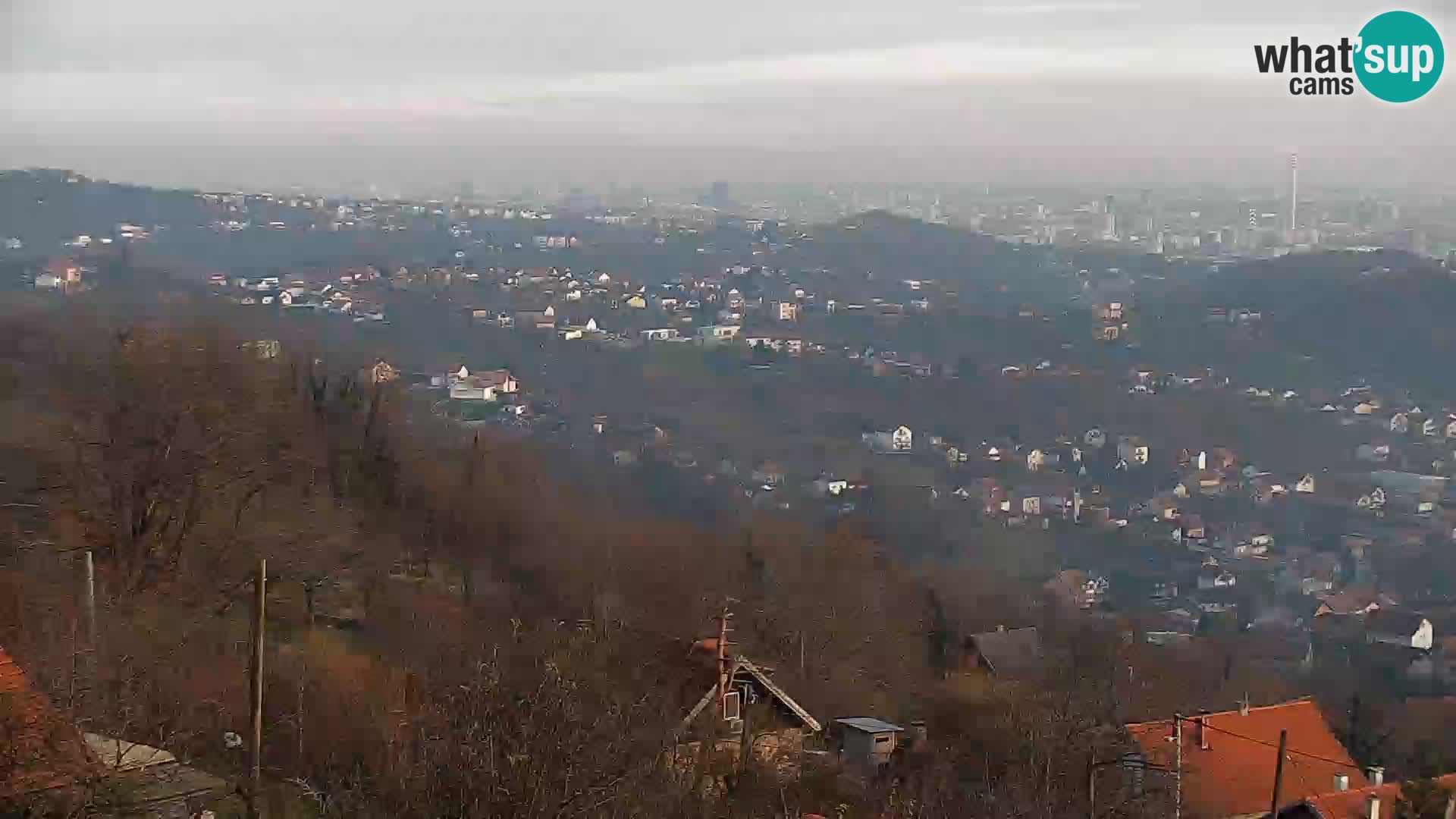 Vista panorámica de Zagreb