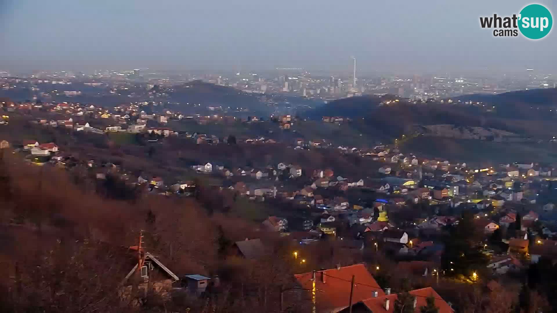 Vista panorámica de Zagreb