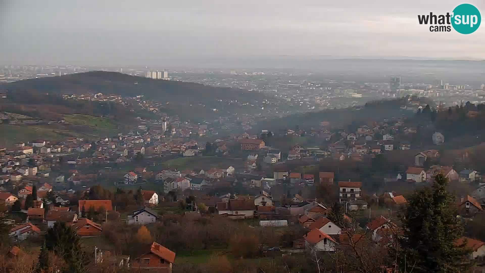 Panoramski pogled na Zagreb