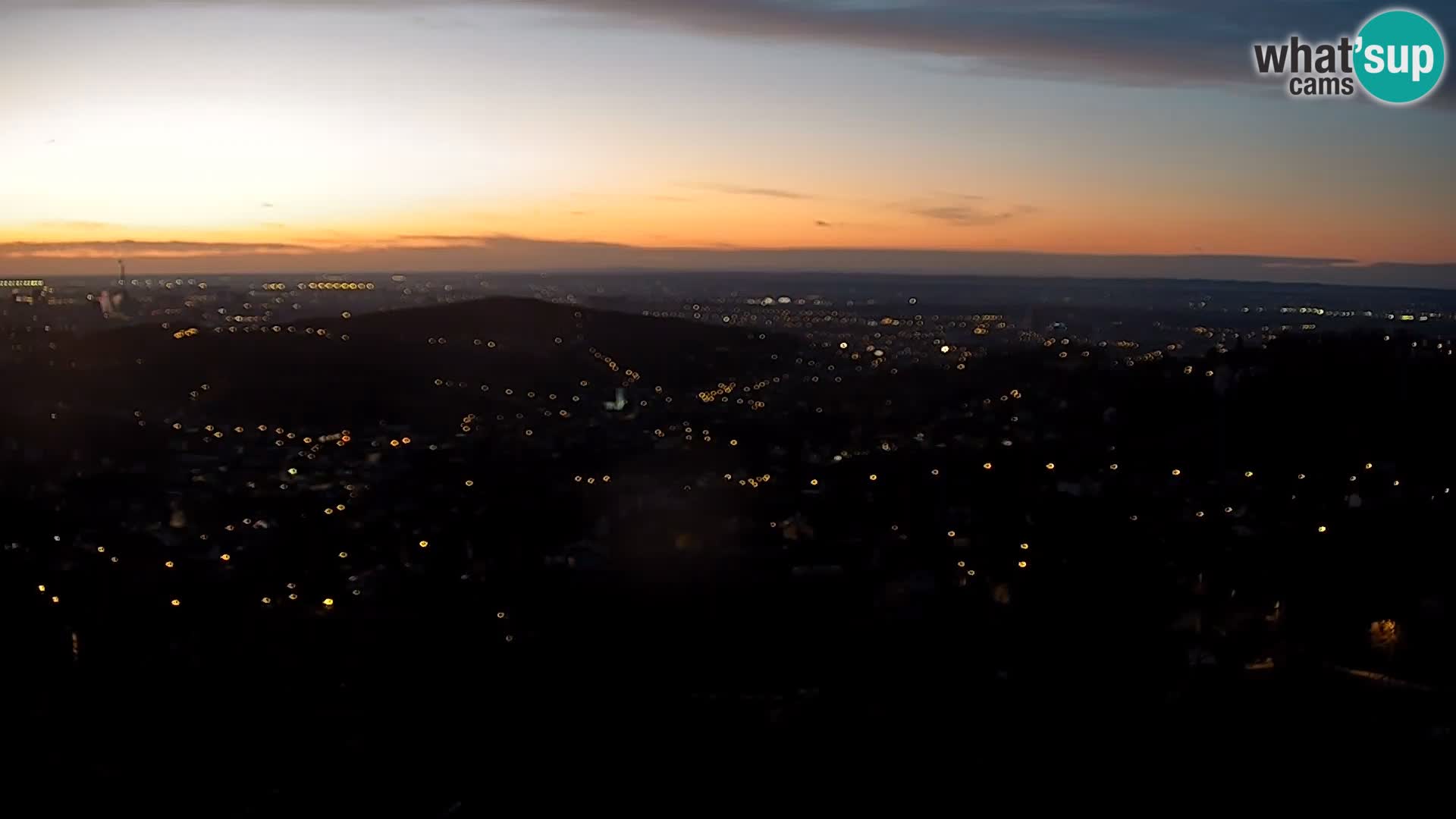 Panoramic view of Zagreb