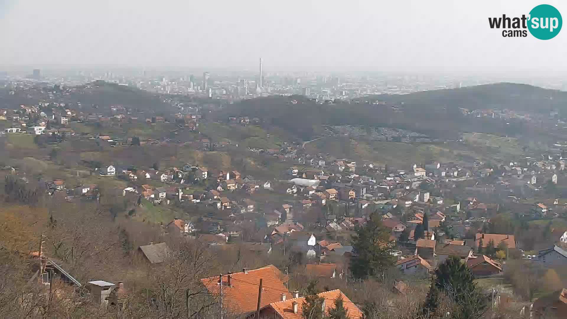 Panoramski pogled na Zagreb