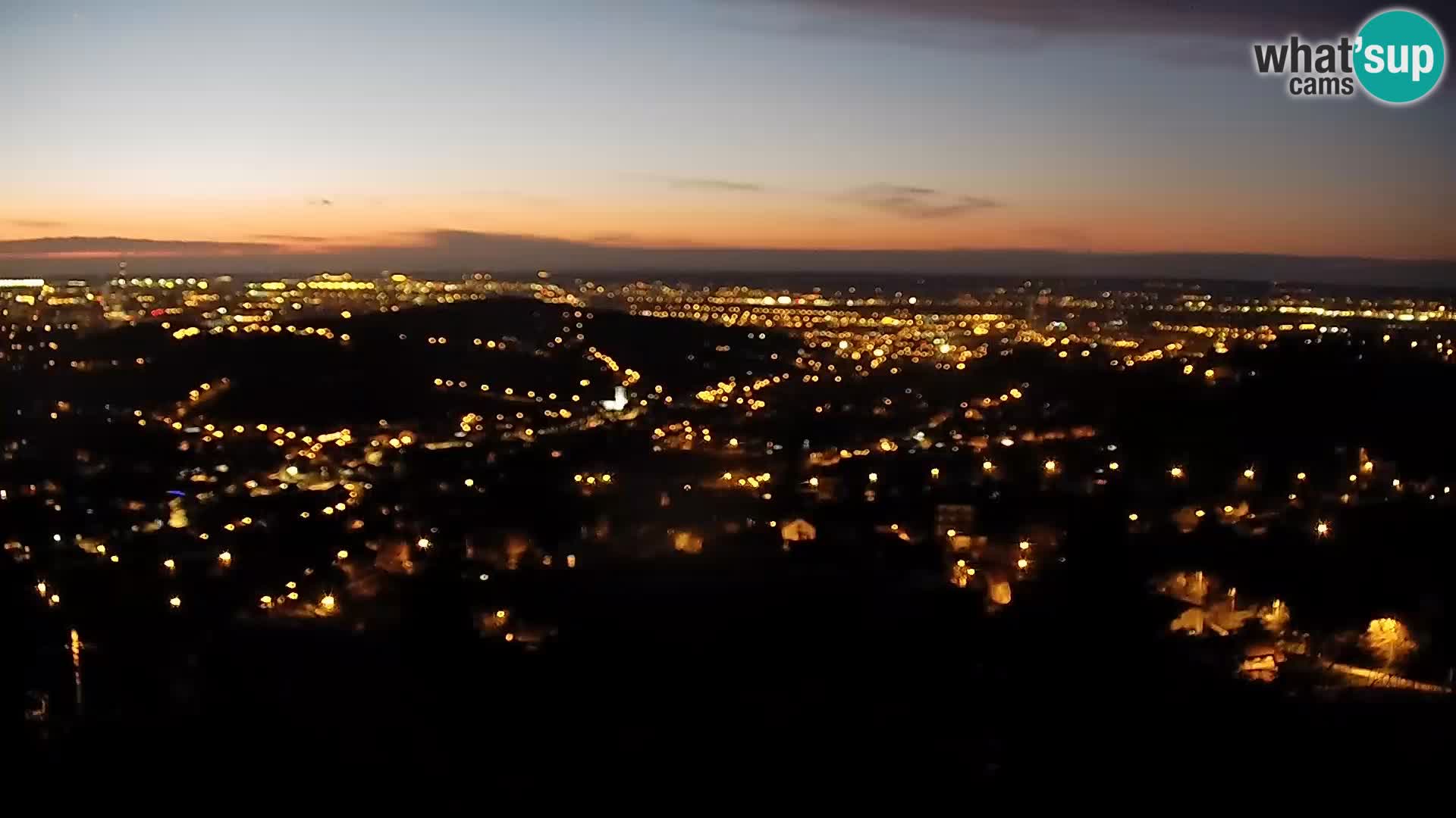 Vue panoramique de Zagreb