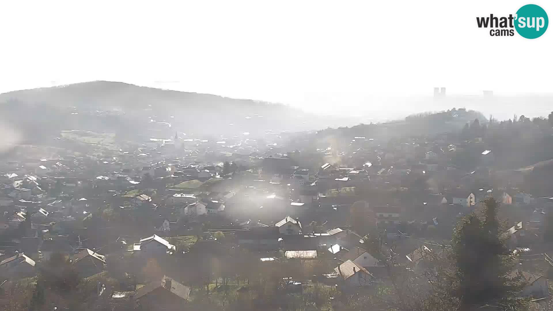 Vista panoramica di Zagabria