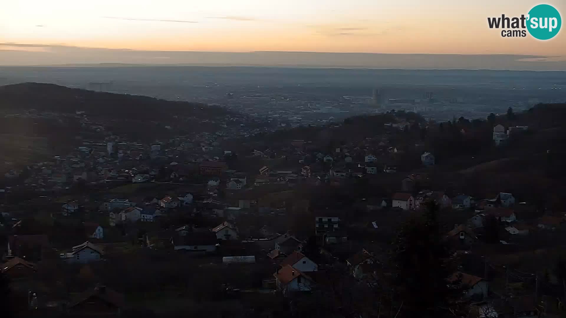 Panoramablick von Zagreb