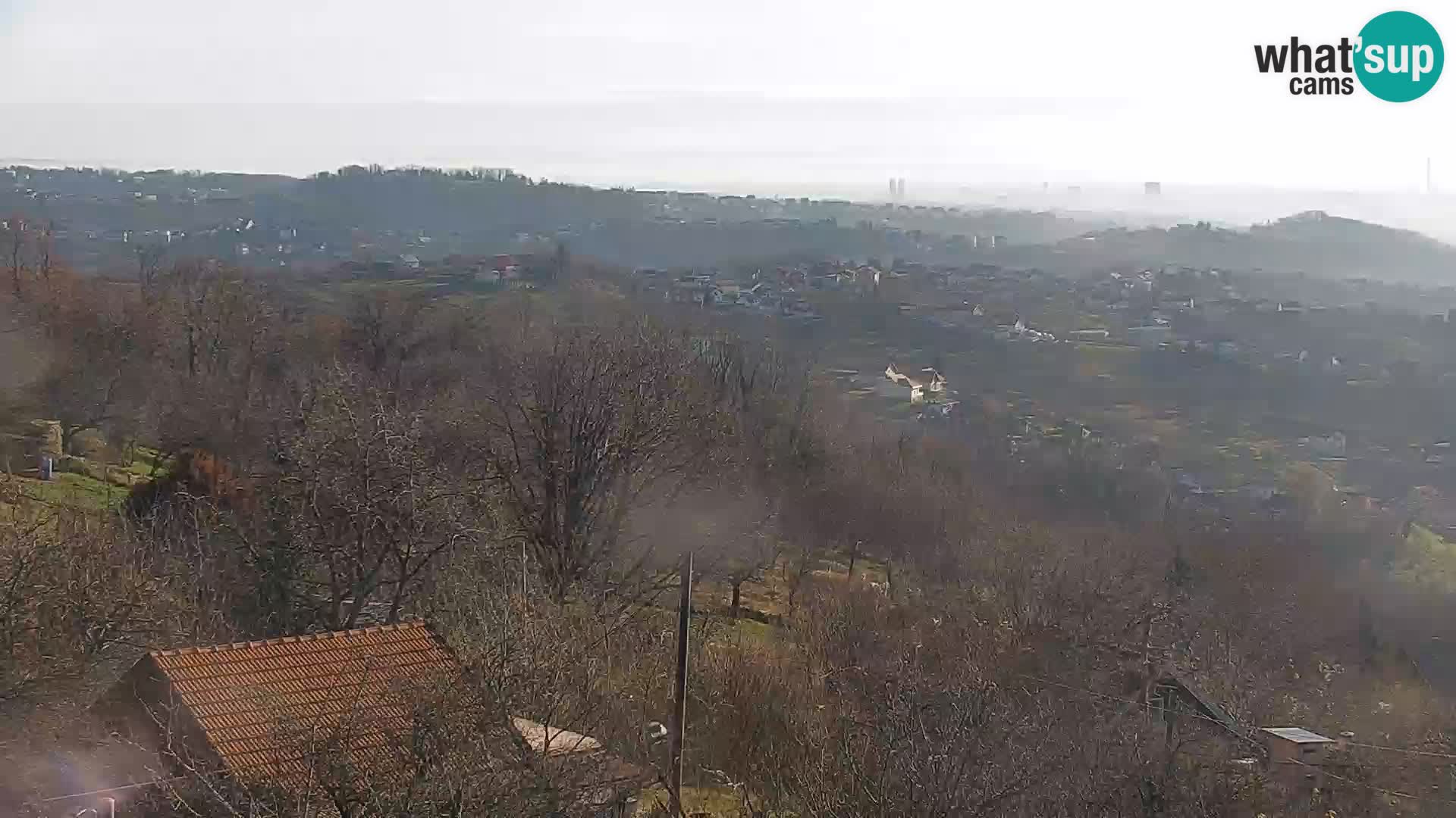 Vista panoramica di Zagabria