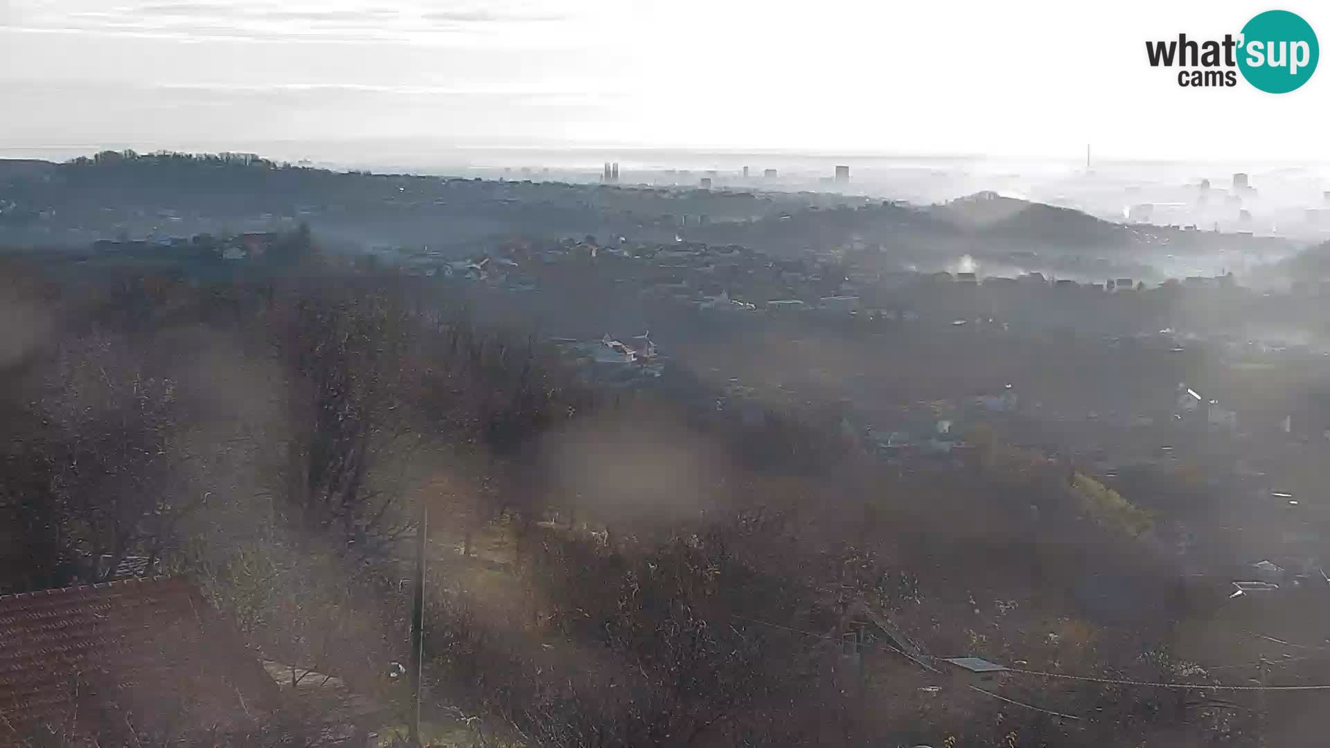 Vue panoramique de Zagreb