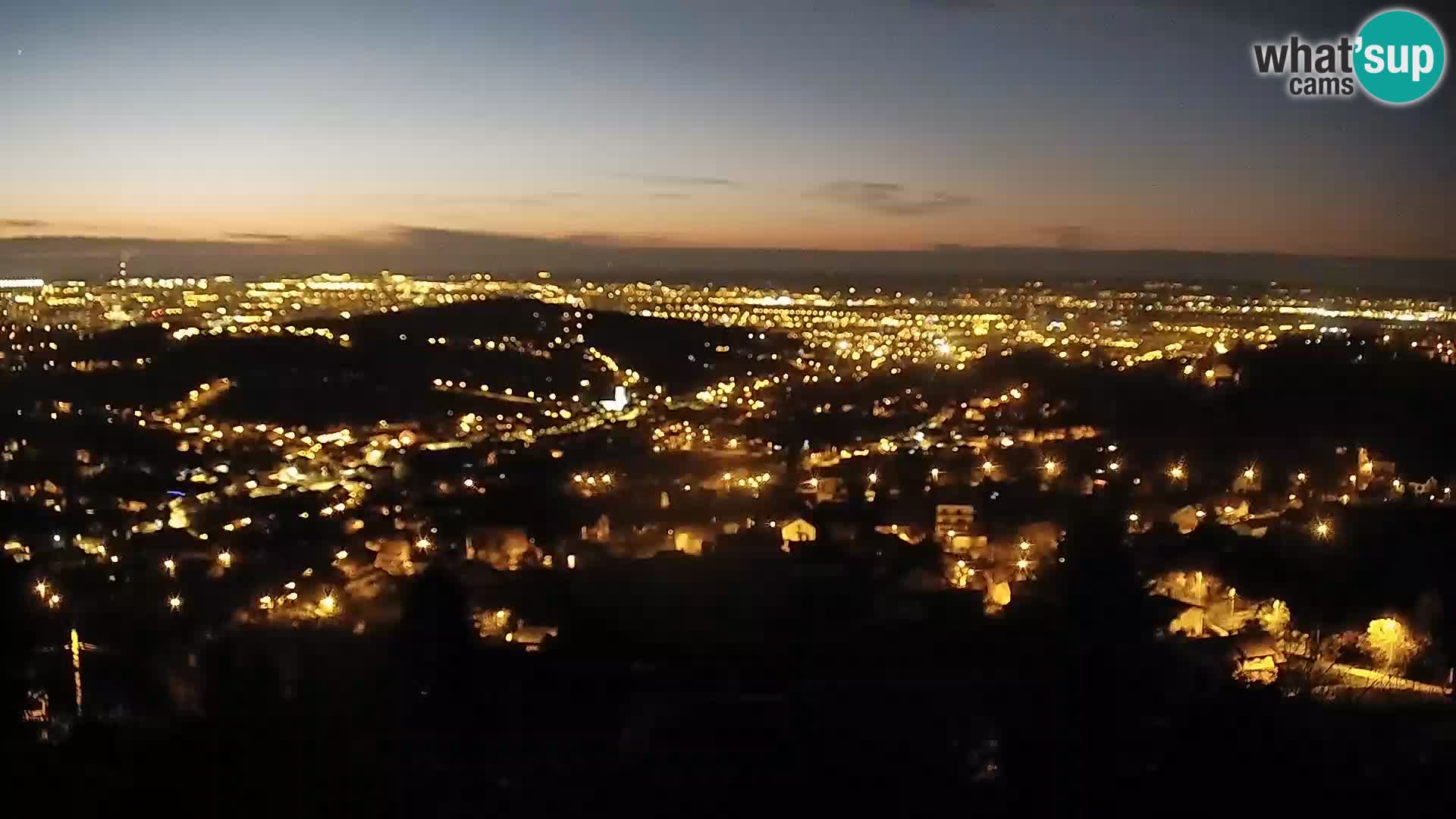 Panoramic view of Zagreb