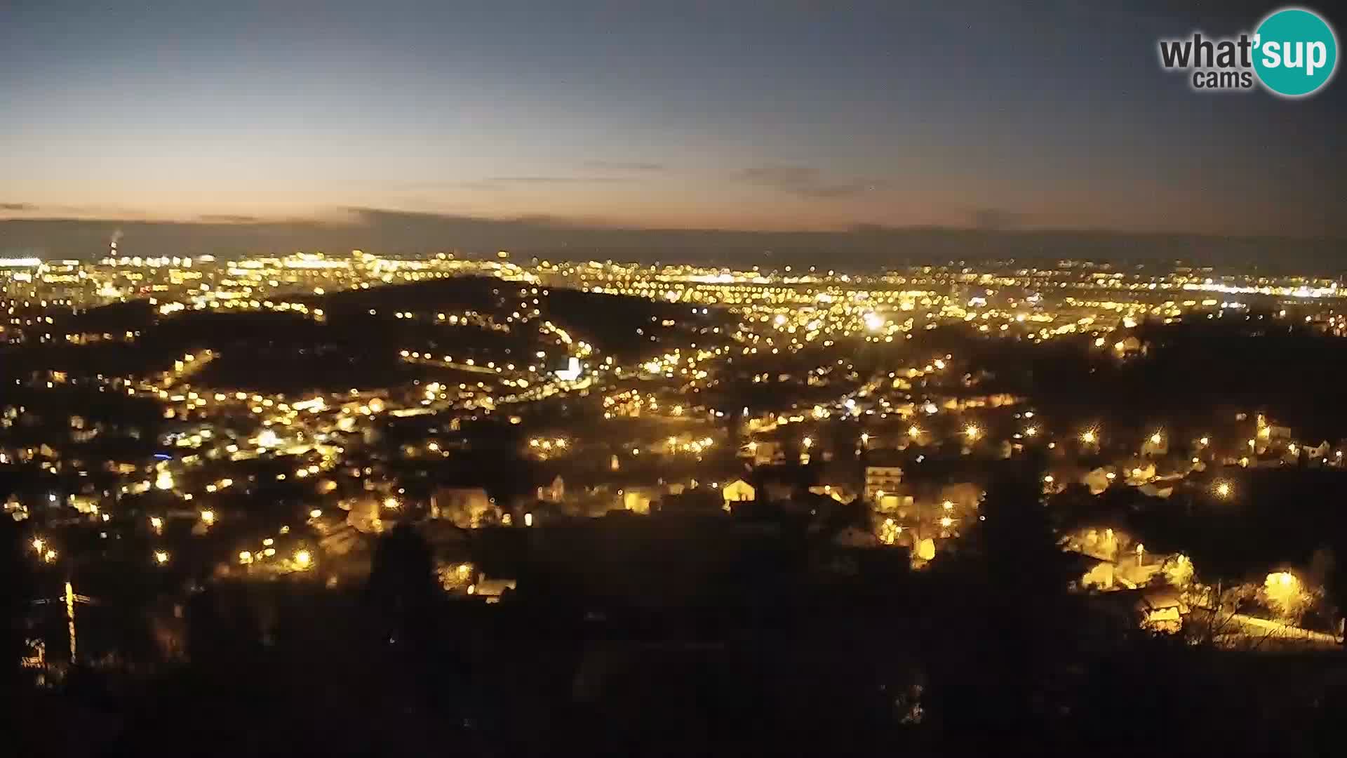 Vue panoramique de Zagreb