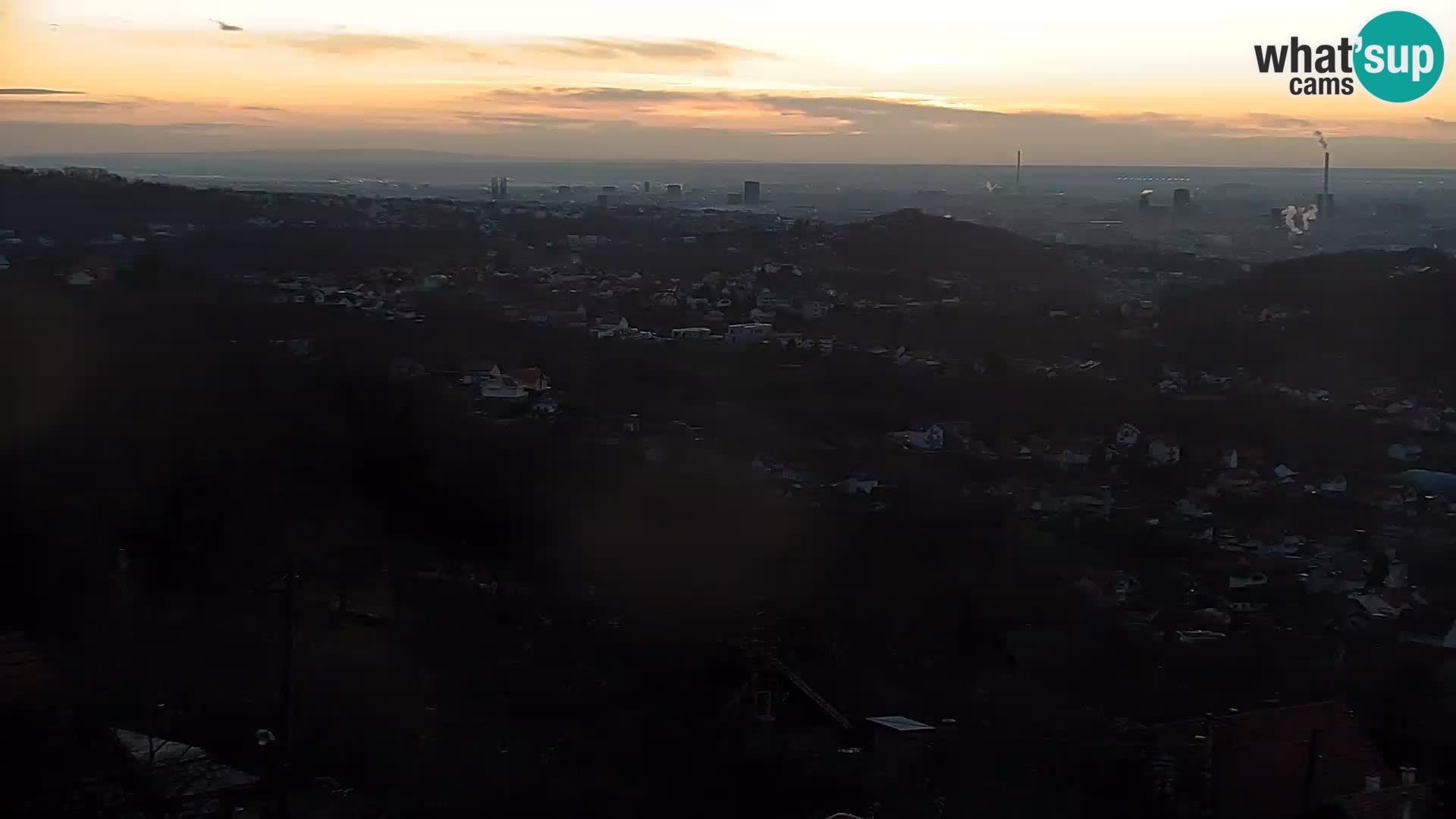 Panoramic view of Zagreb