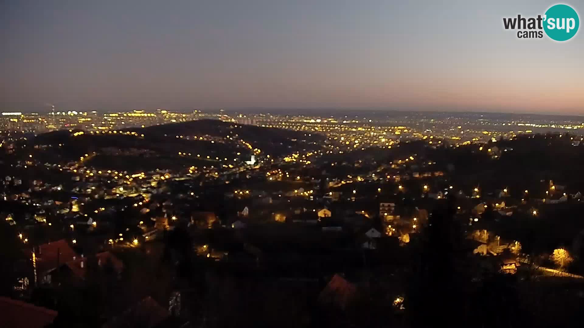 Panoramski pogled na Zagreb