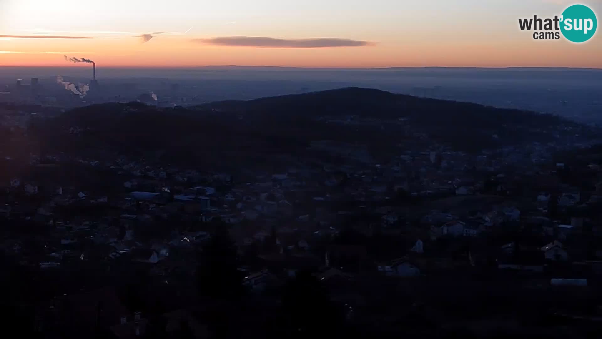 Panoramic view of Zagreb