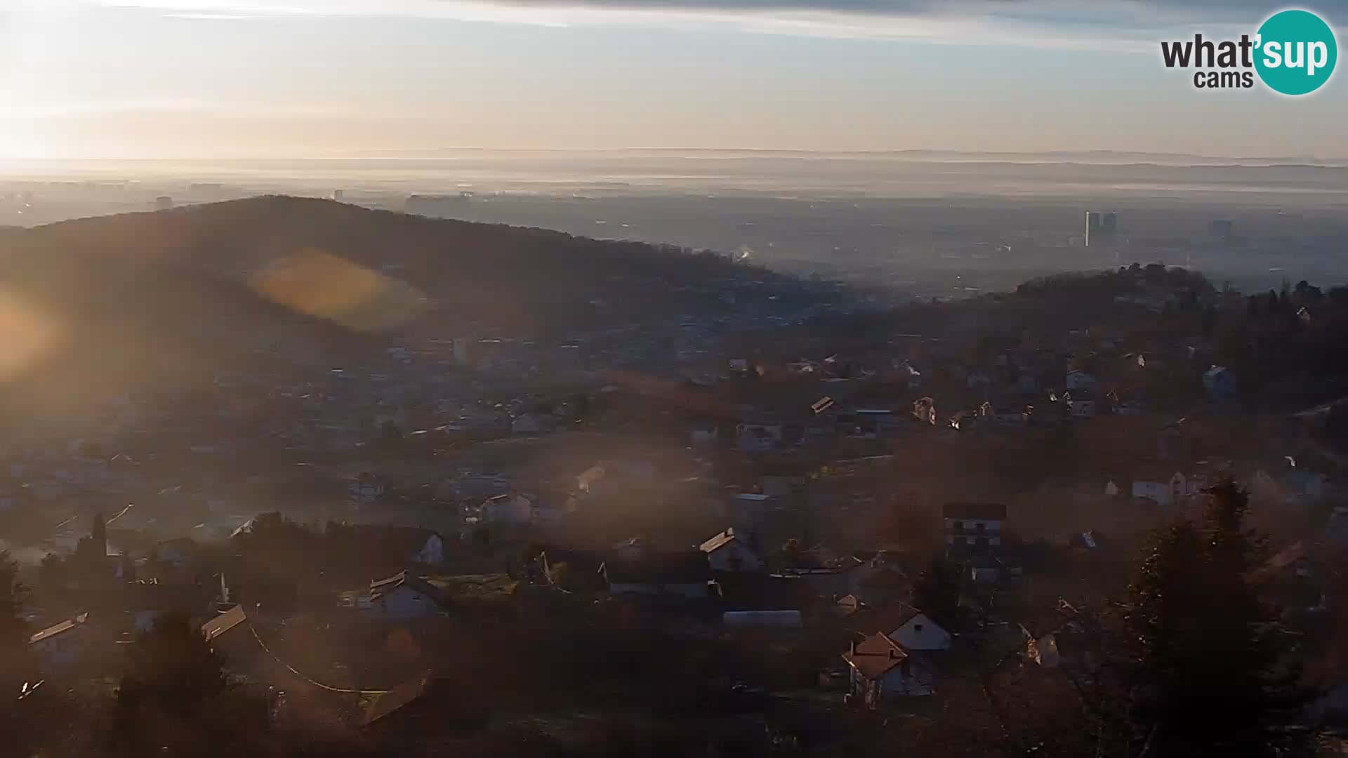 Panoramski pogled na Zagreb