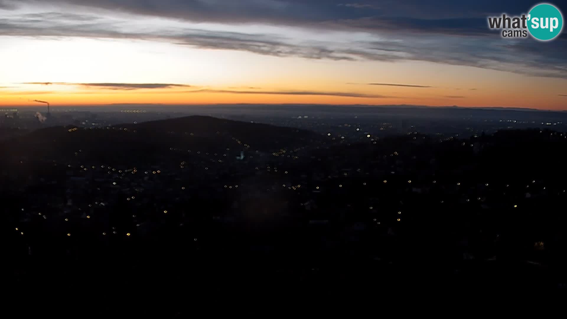 Panoramski pogled na Zagreb