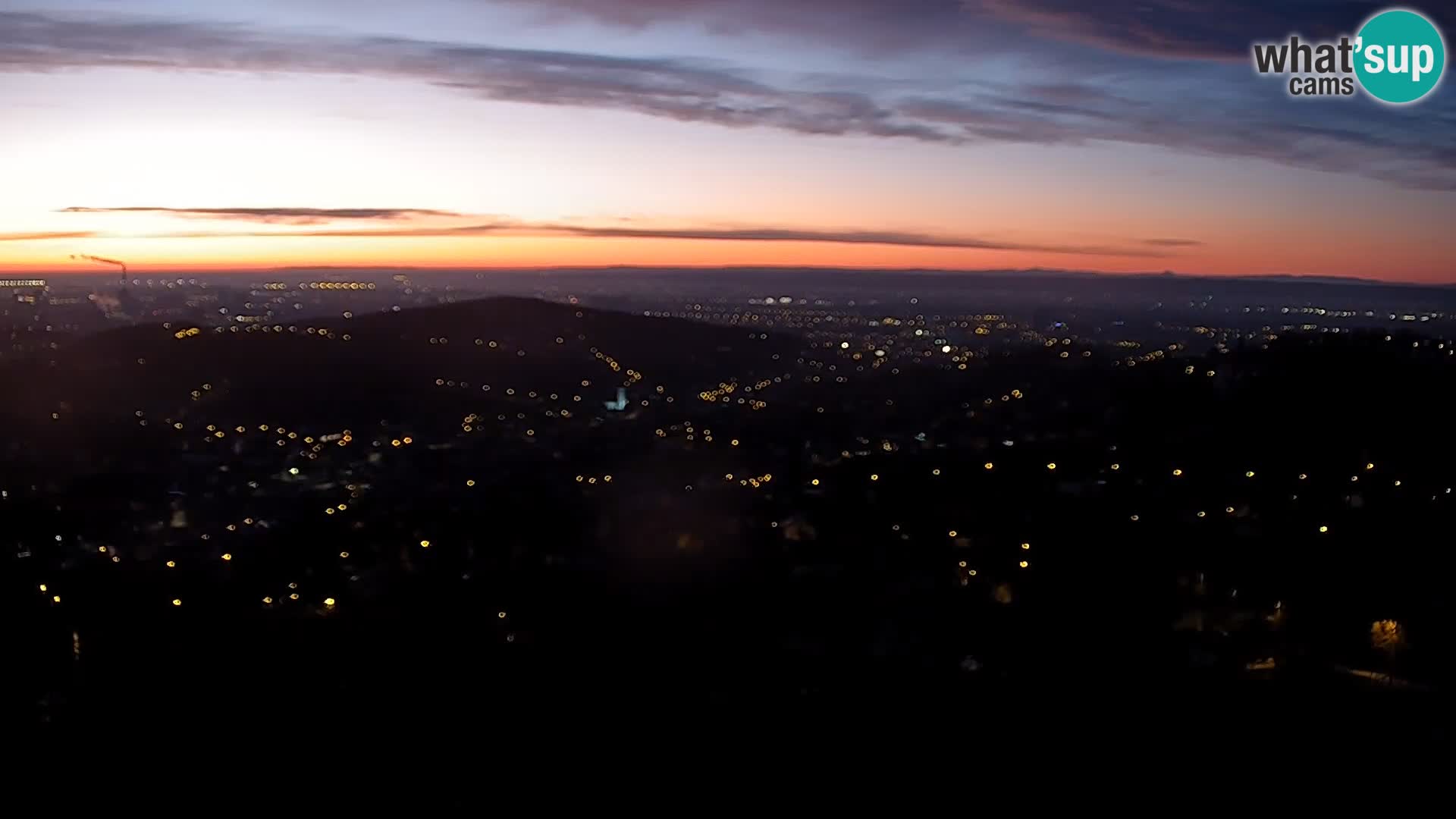 Vue panoramique de Zagreb