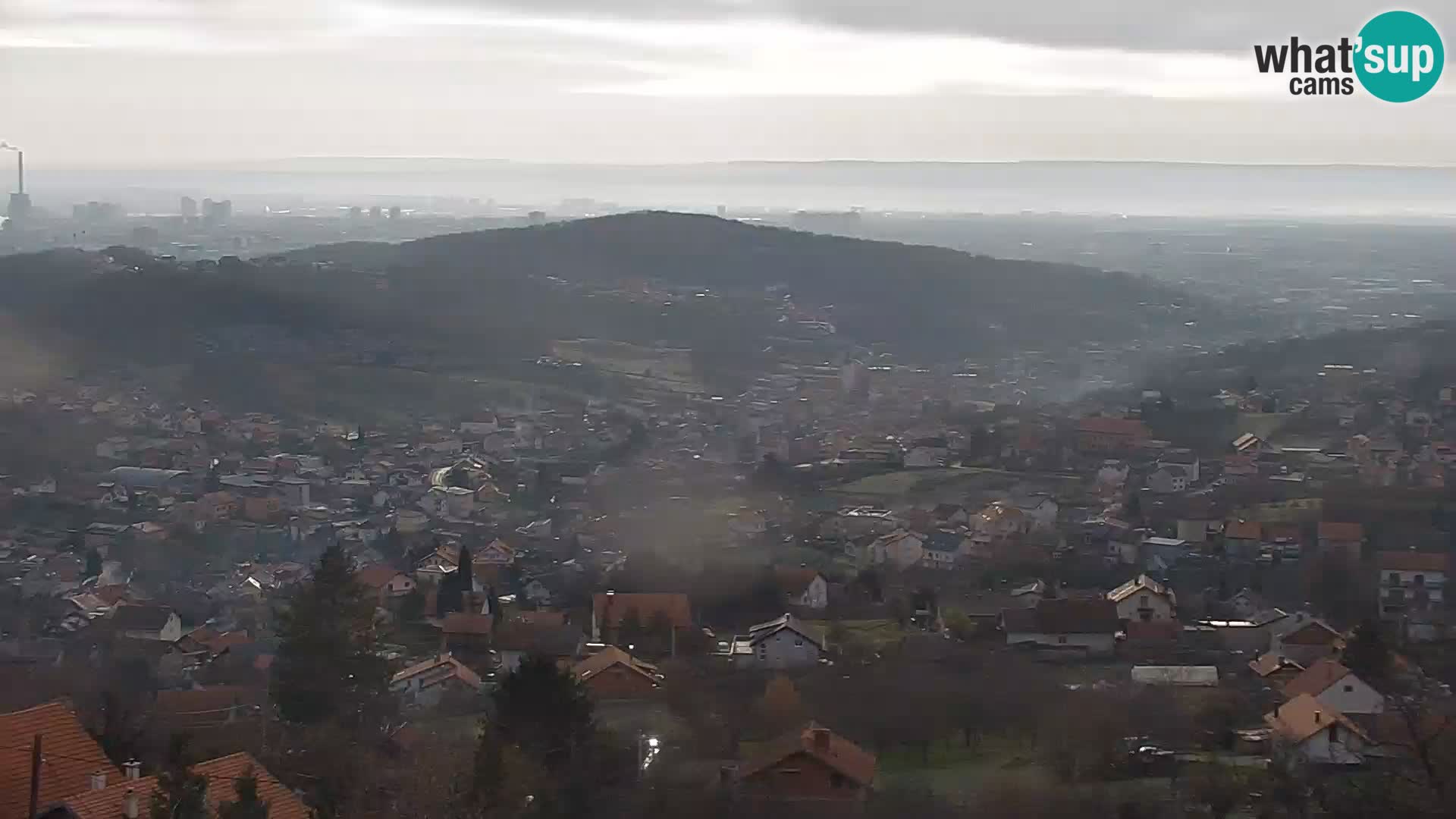 Vista panoramica di Zagabria