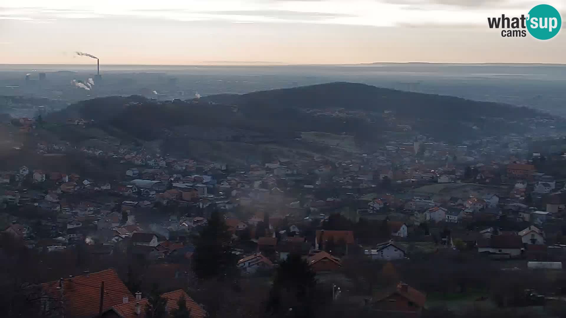 Panoramic view of Zagreb