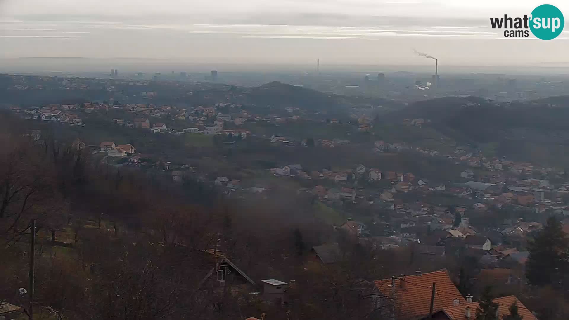 Panoramic view of Zagreb